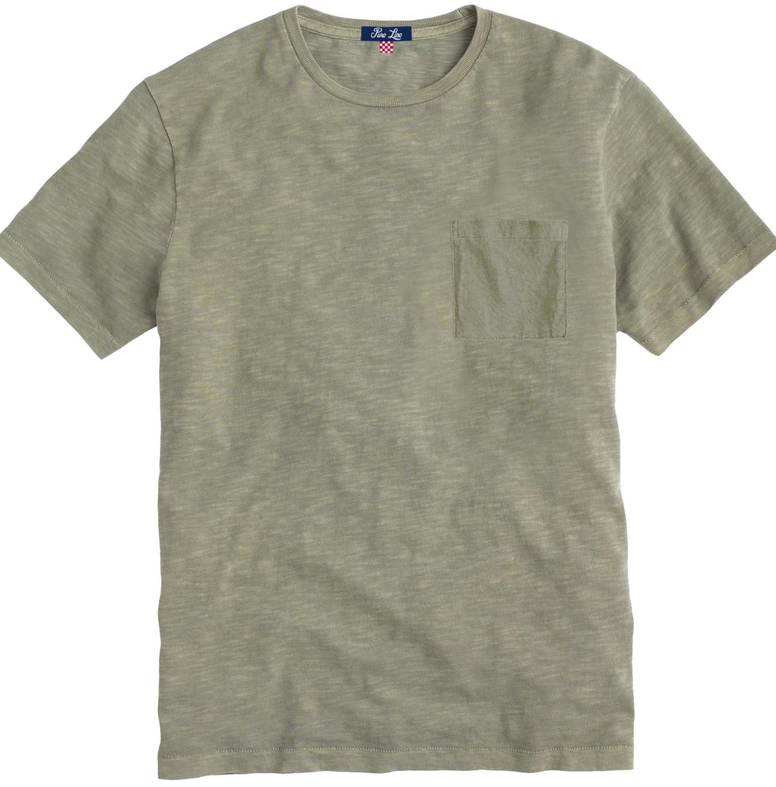 Mc2 Saint Barth T-shirt Man Mlitary Linen
