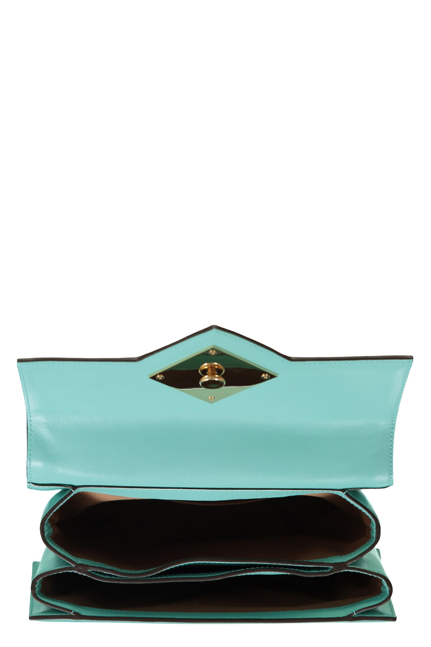 Shop Casablanca Leather Handbag In Multicolor