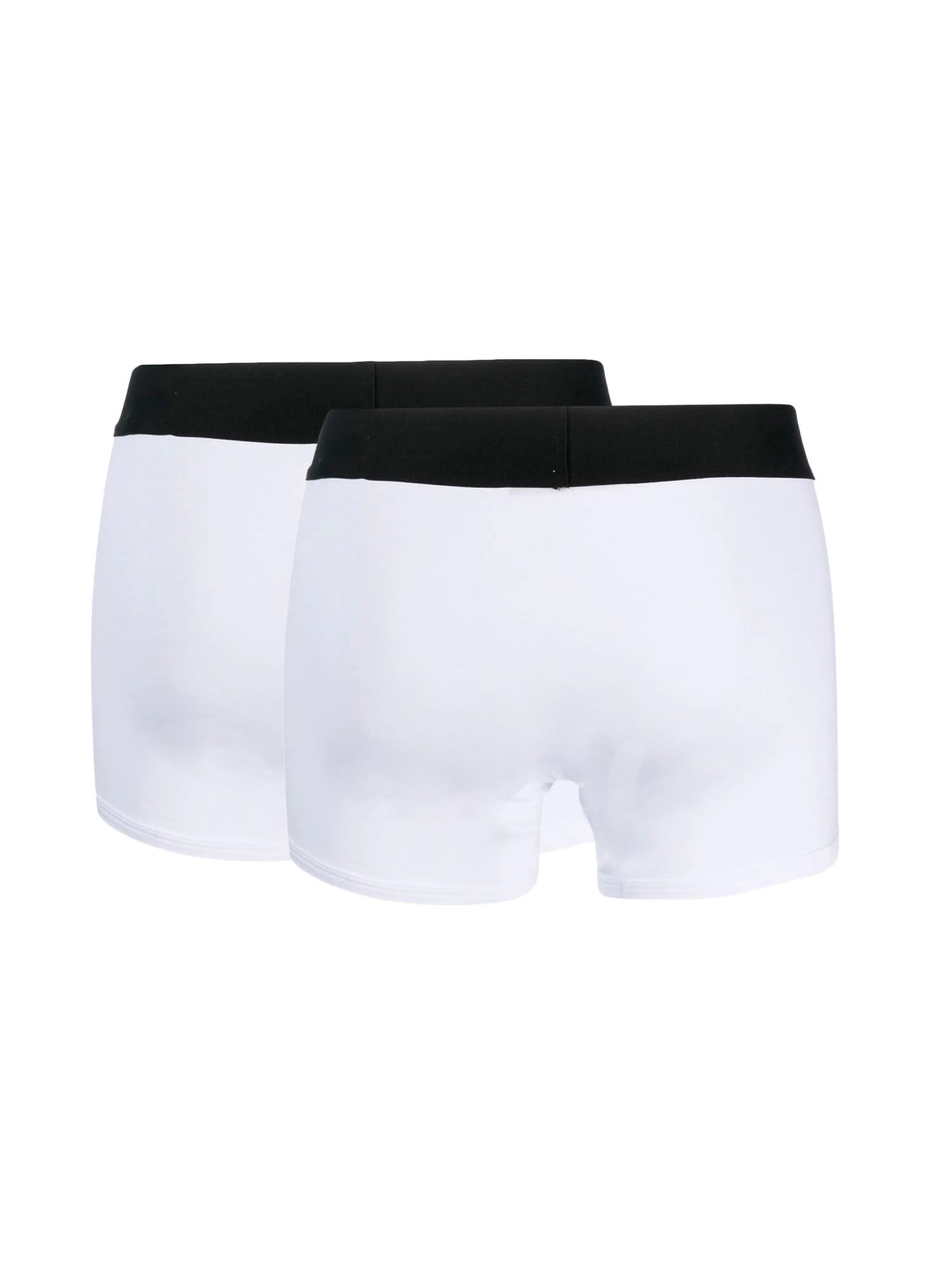 Shop Palm Angels Pack Of Two Boxers In White