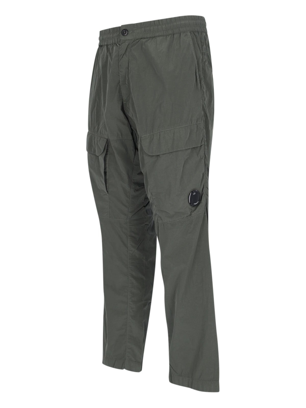 Shop C.p. Company Cargo Pants In Green