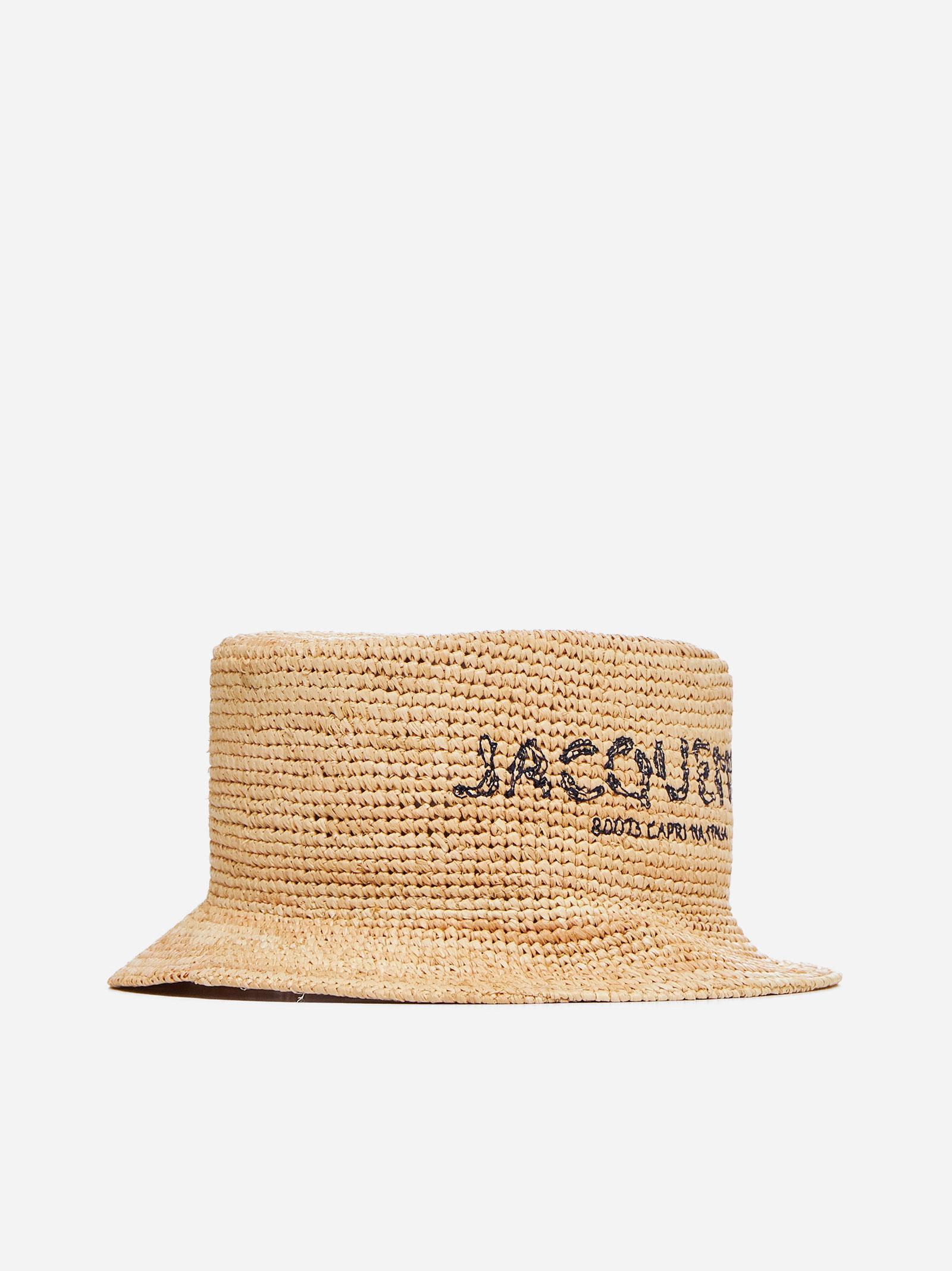 Shop Jacquemus Le Bob Pesco Raffia Hat In Natural