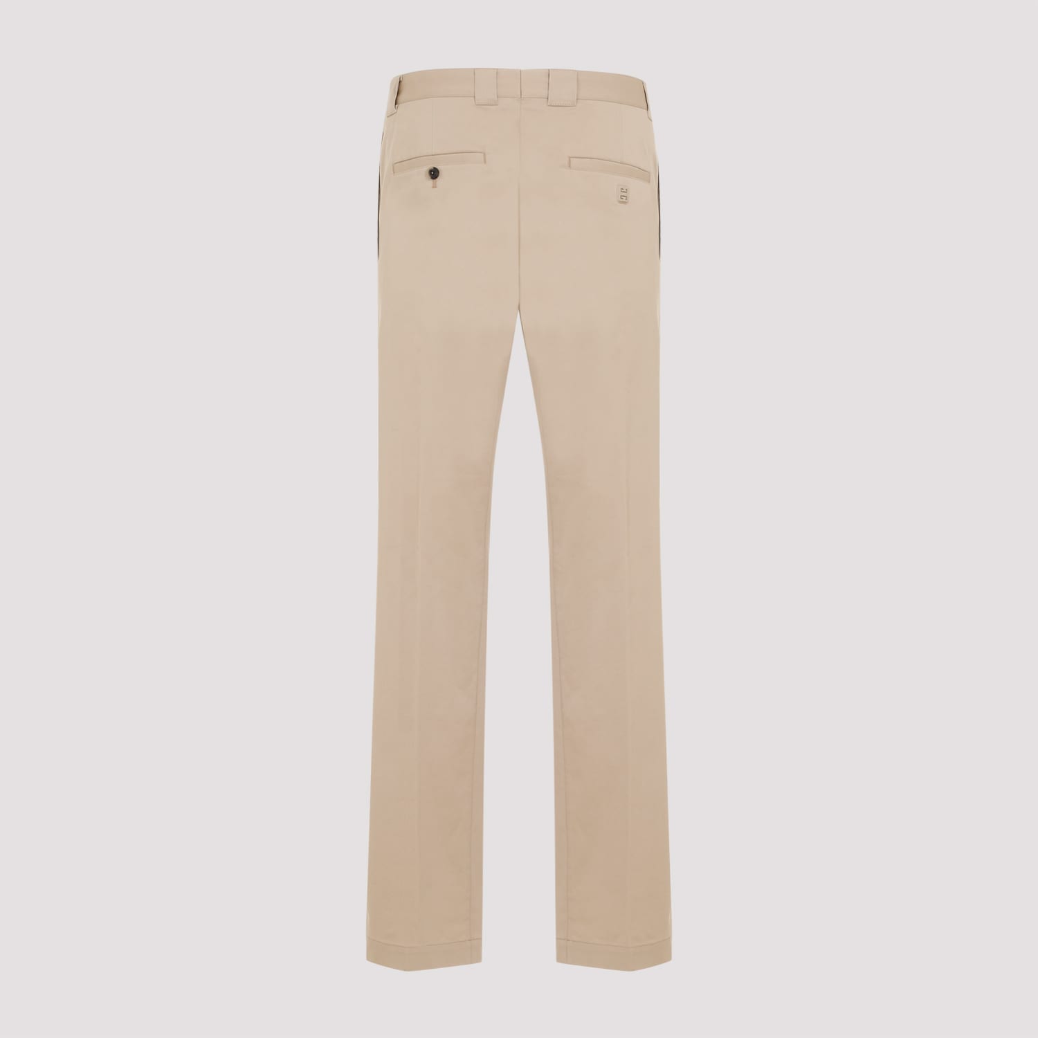 Shop Givenchy Regular Fit Pants In Beige