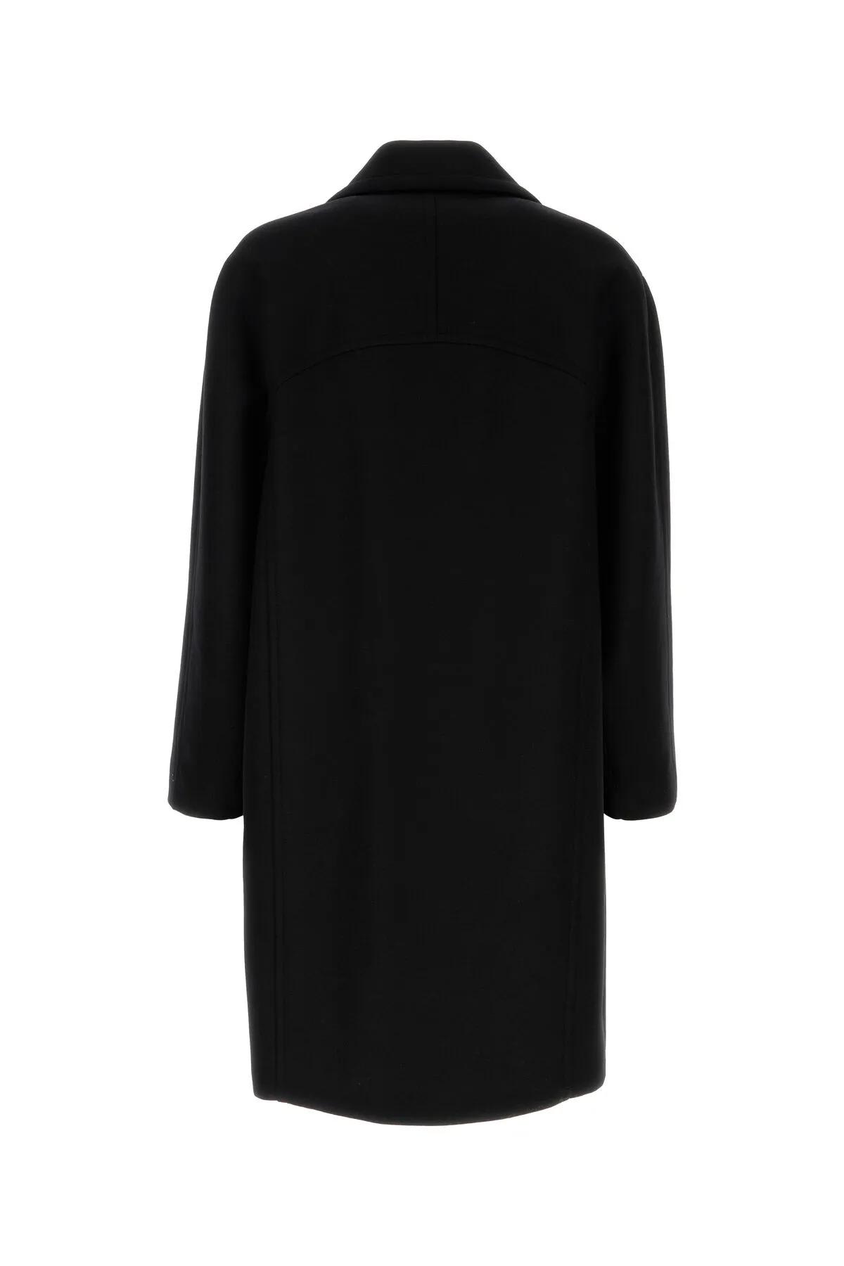 Shop Dries Van Noten Razel Coat In Black