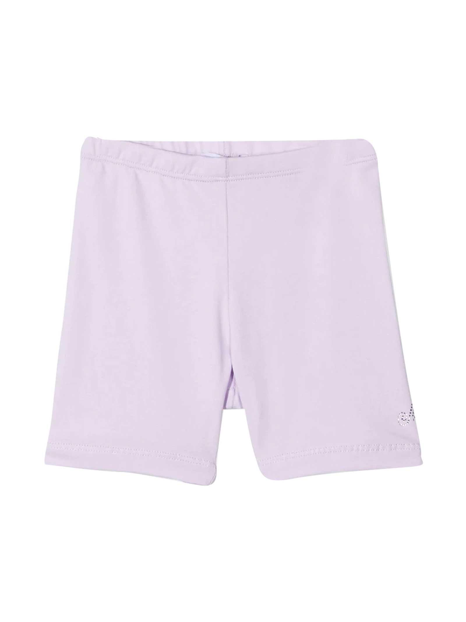 Monnalisa Kids' Light Pink Shorts In Glicine