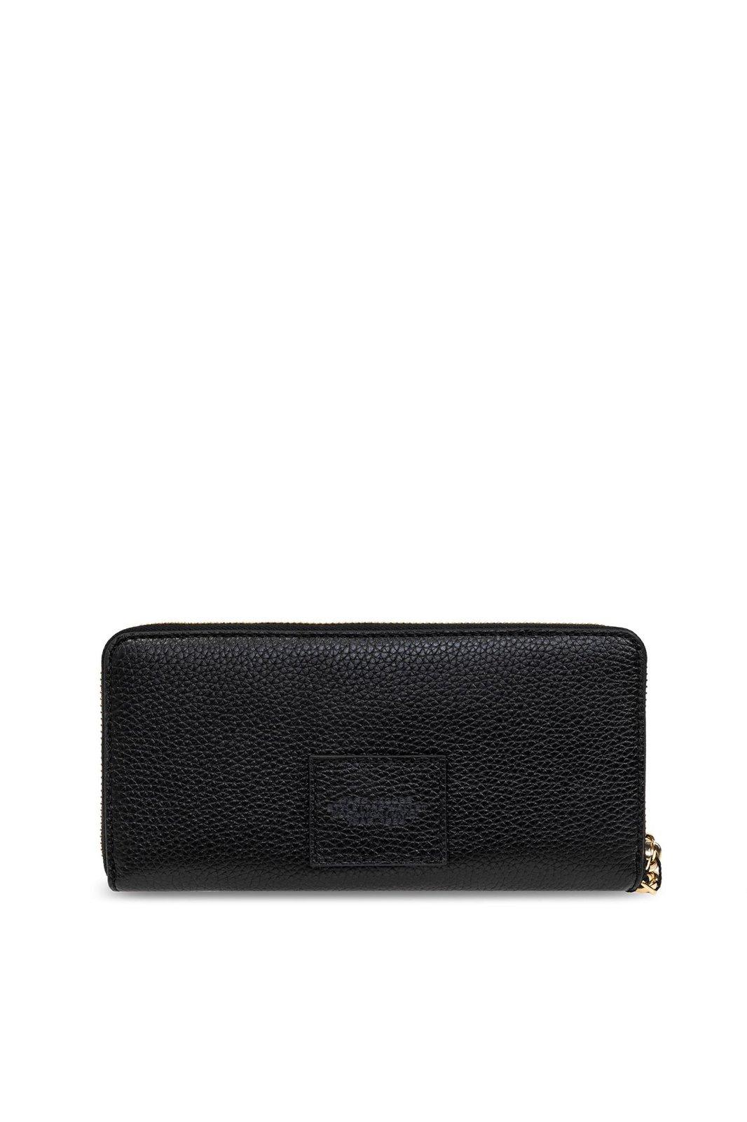 Marc Jacobs The Continental Zipped Wallet In Black