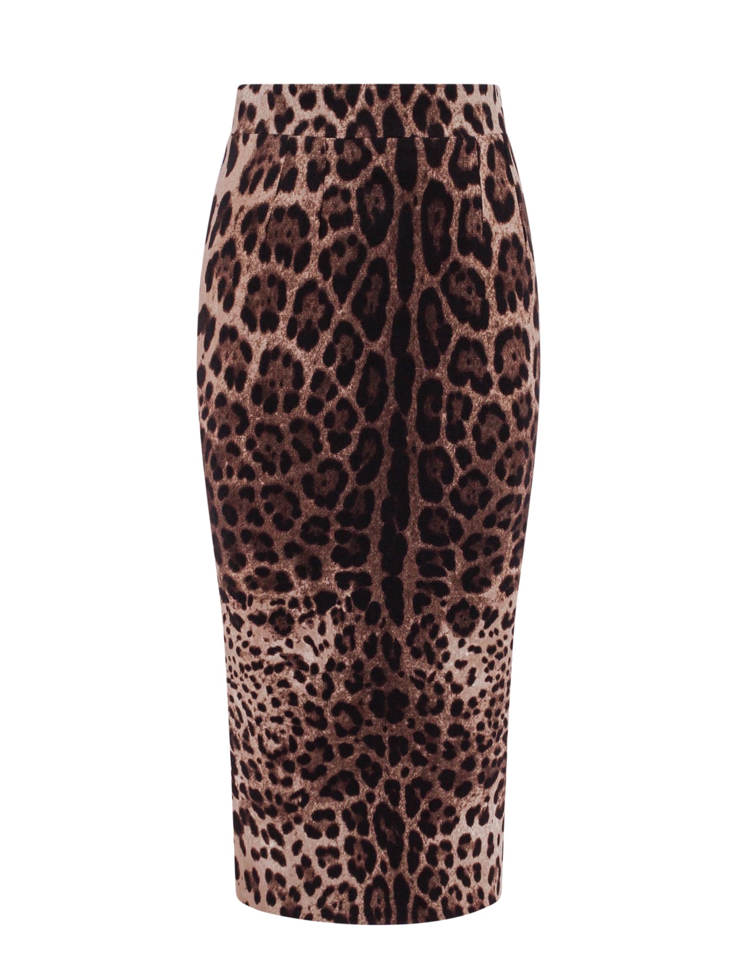 Dolce & Gabbana Leopard Print Essential Pencil Skirt