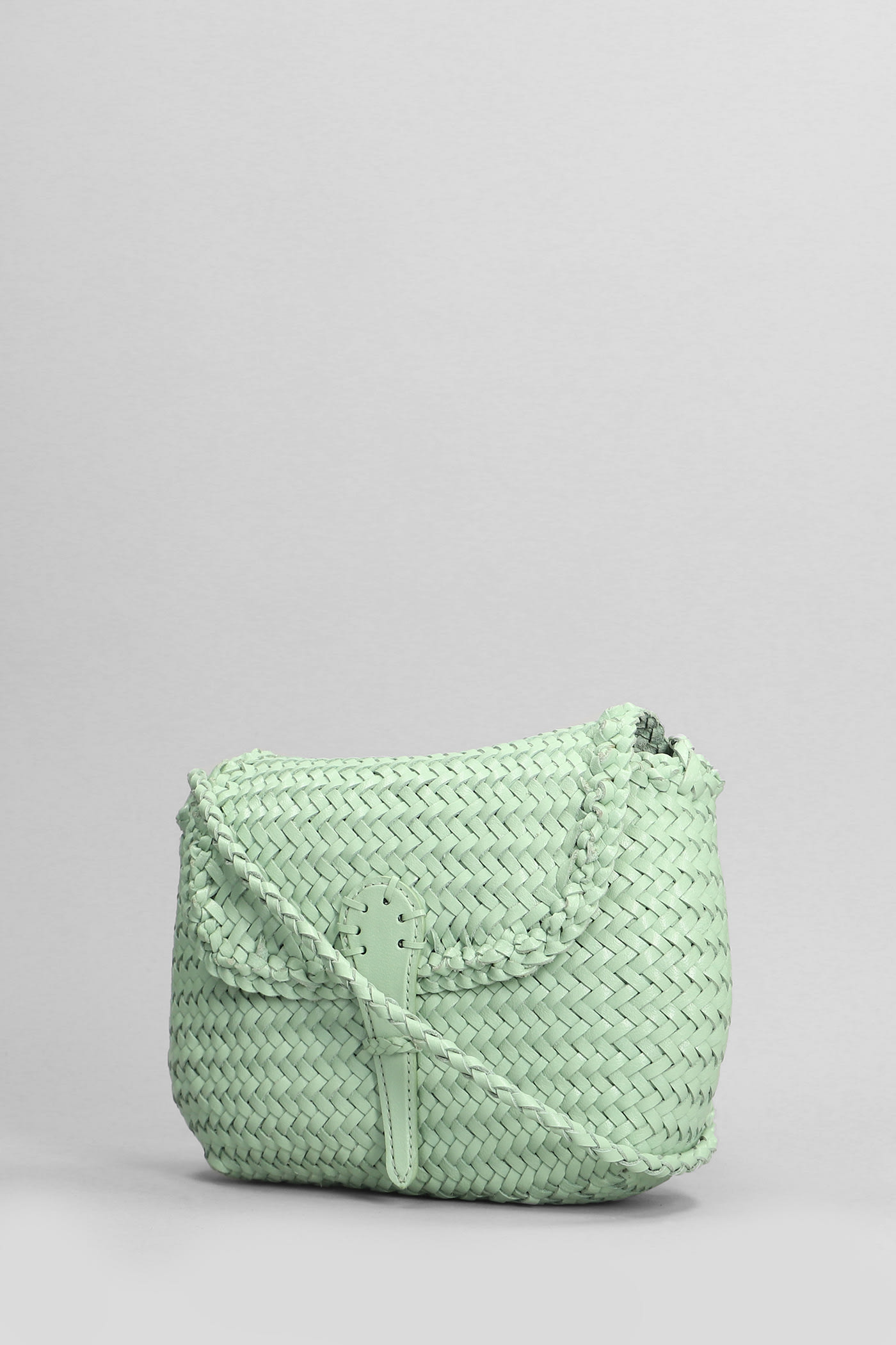 Shop Dragon Diffusion Mini City Shoulder Bag In Green Leather