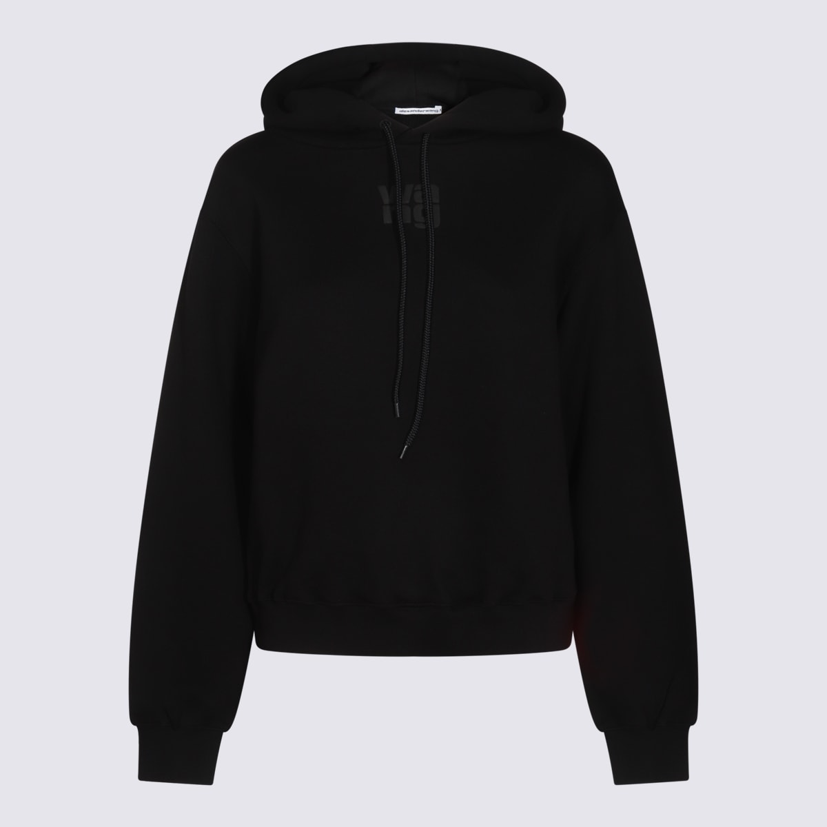 Shop Alexander Wang Black Cotton Sweatshirt