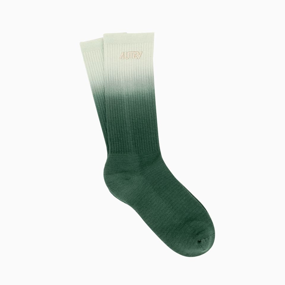 Shop Autry Main Socks In Accessories Gldn/grn
