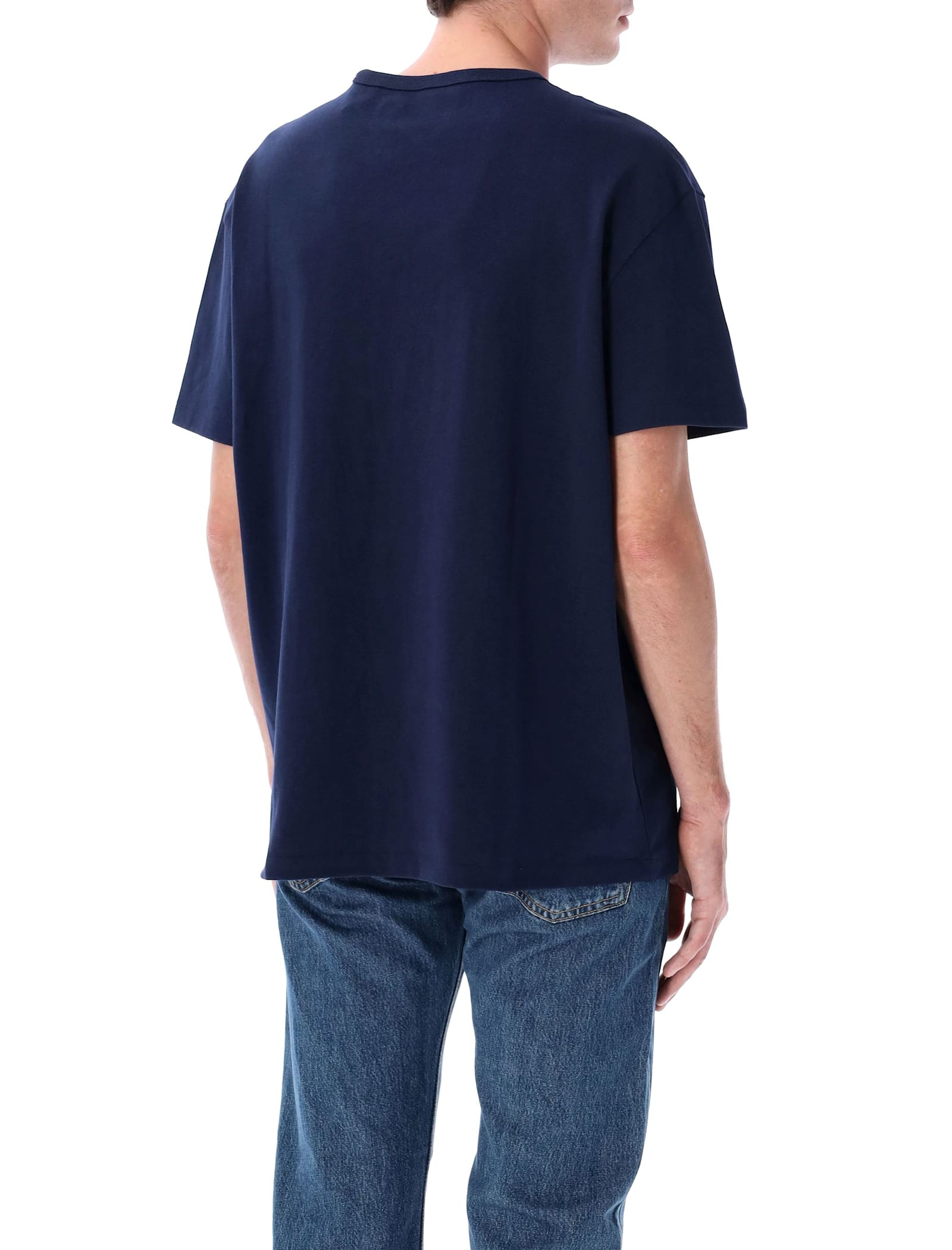 Polo Ralph Lauren Classic Fit Heavyweight Jersey T-shirt In Blue