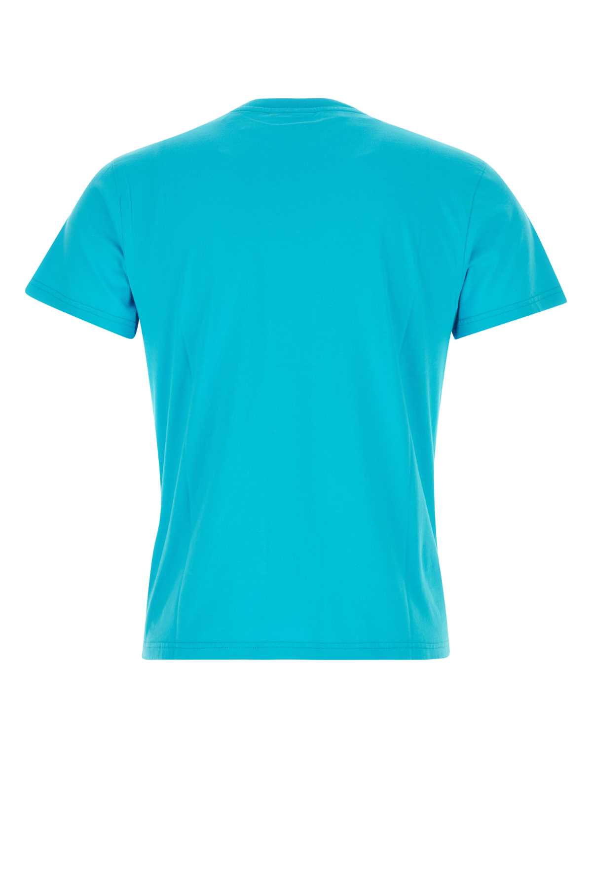 Botter Turquoise Cotton T-shirt In Botbluedolphin