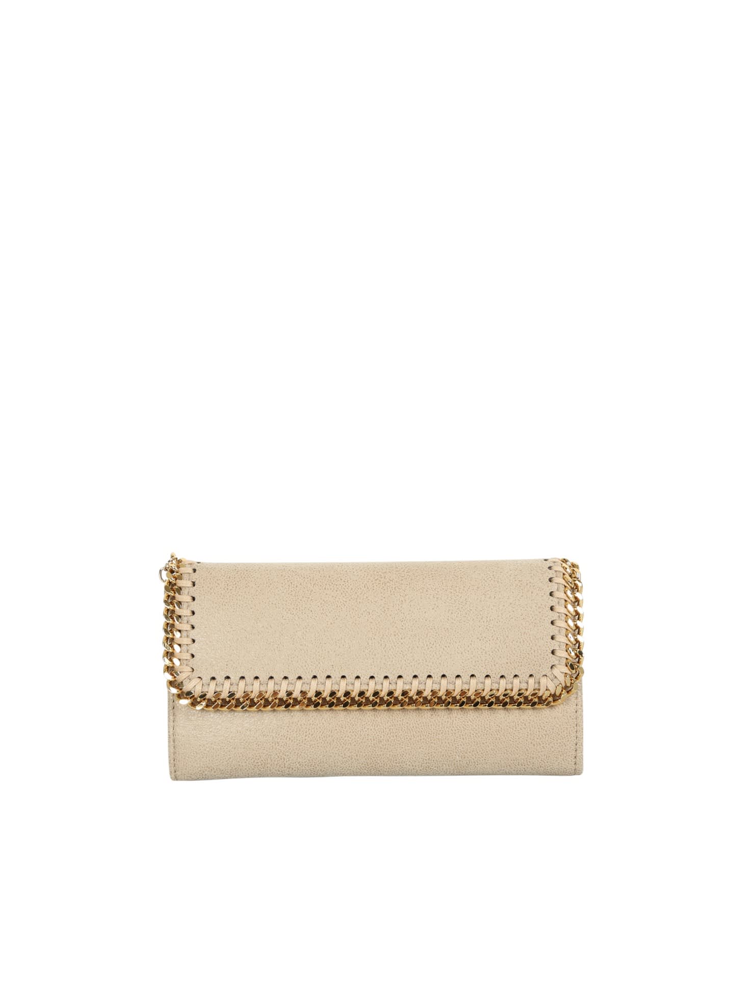 STELLA MCCARTNEY FOR LOVERS OF THE UNMISTAKABLE FALABELLA STYLE, THIS WALLET IS FOR YOU. PRACTICAL AND REFINED.