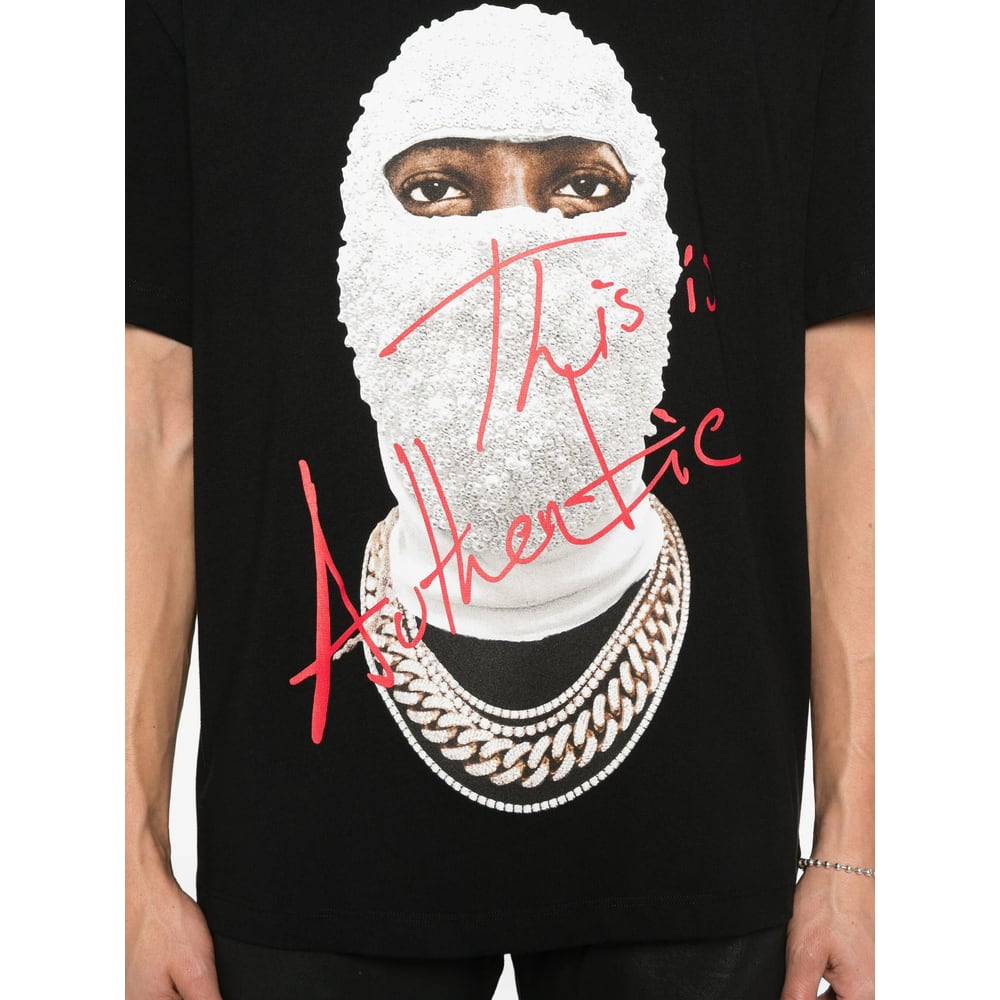 Ih Nom Uh Nit Graphic Printed Crewneck T-shirt In Black