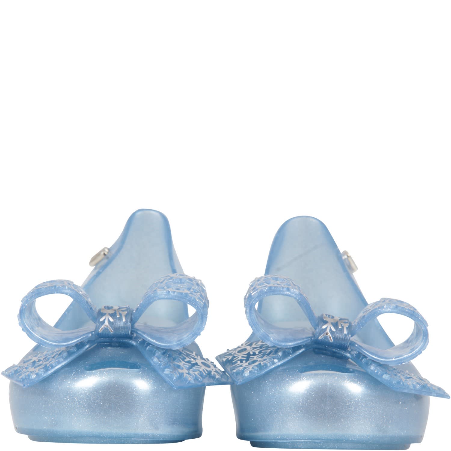Melissa Light Blue Ballerina Flats For Girl With Bow