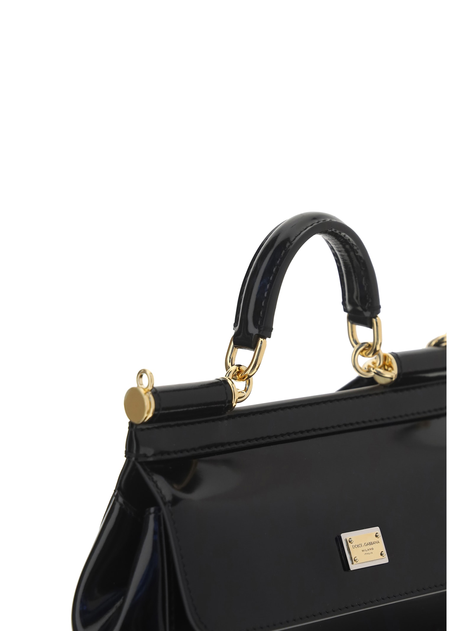 Shop Dolce & Gabbana Sicily Handbag In Nero