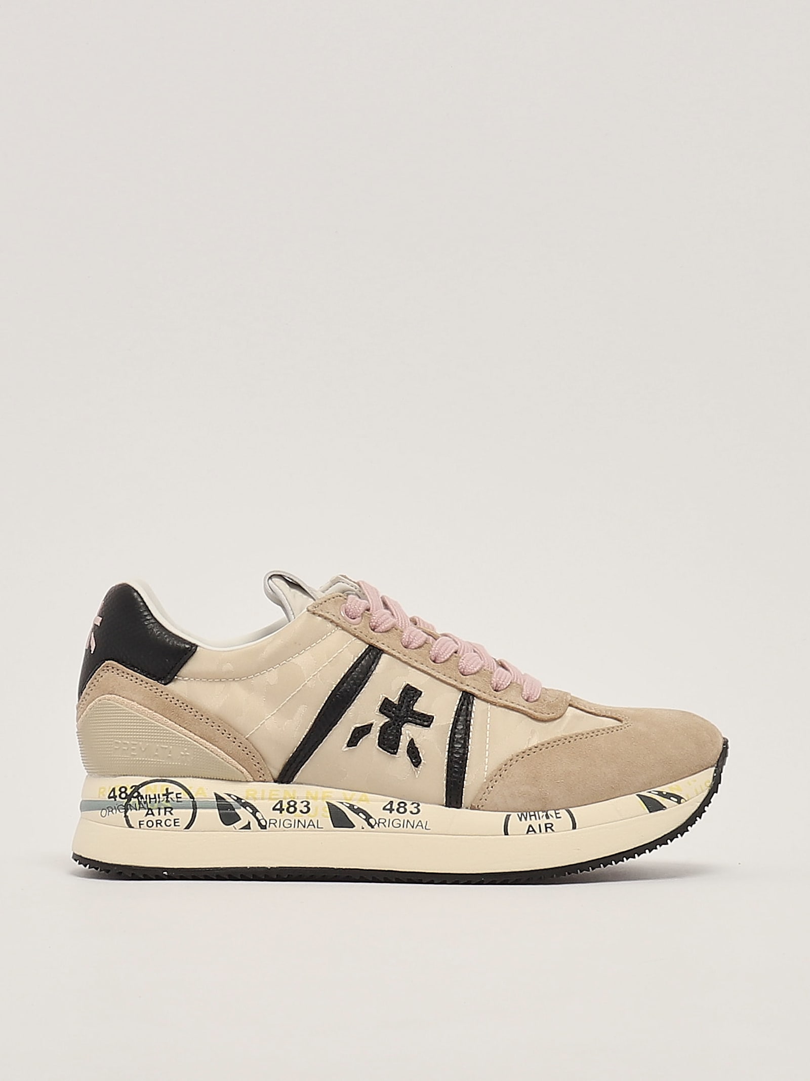 Shop Premiata Conny Sneaker In Ecru