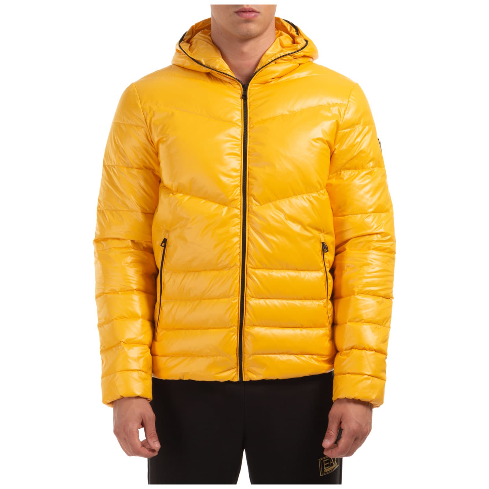 Ea7 Emporio Armani Running Down Jacket In Old Gold | ModeSens