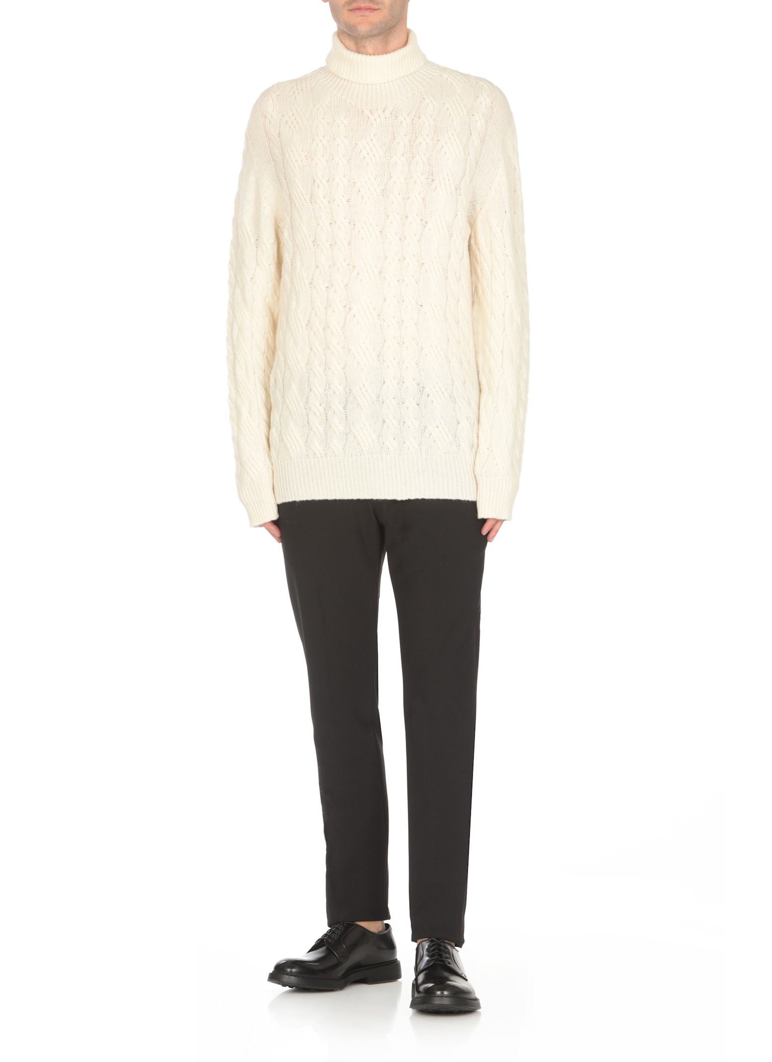 Shop Tagliatore Zermat Sweater In Ivory