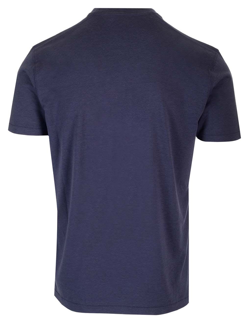 Shop Tom Ford Crew Neck T-shirt In Blue