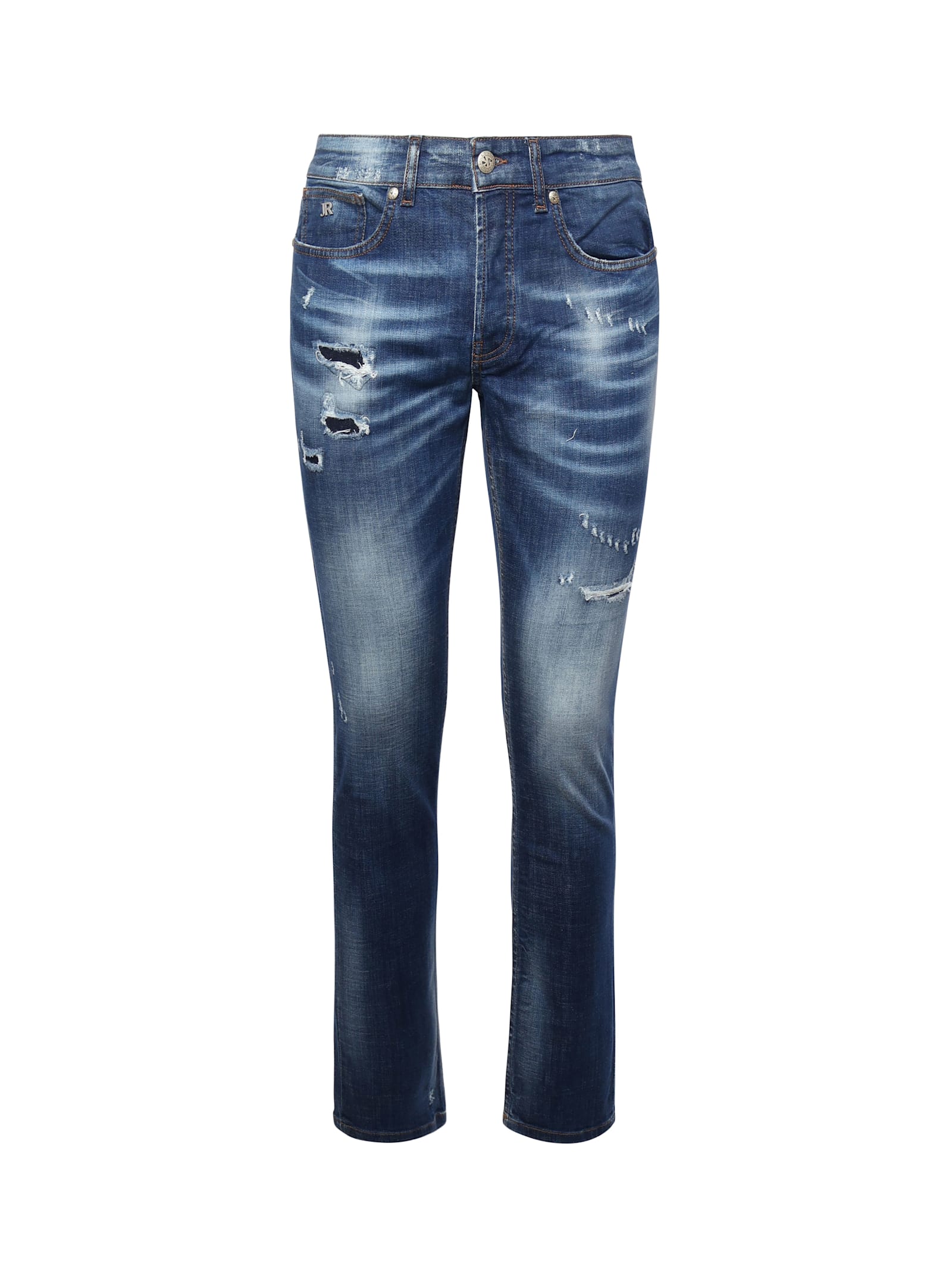 Slim Fit Jeans With Used Effect Wash