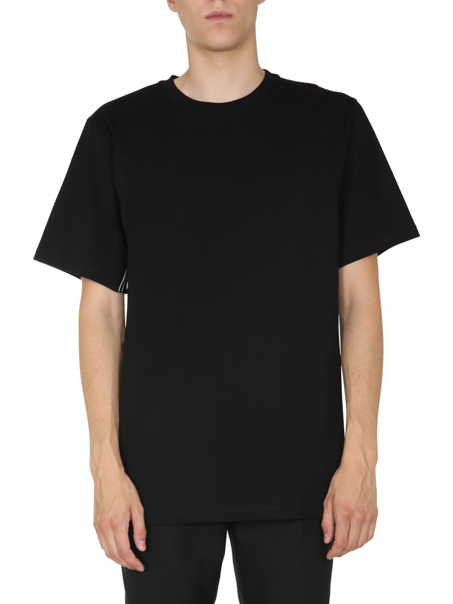 Shop Stella Mccartney Round Neck T-shirt In Black