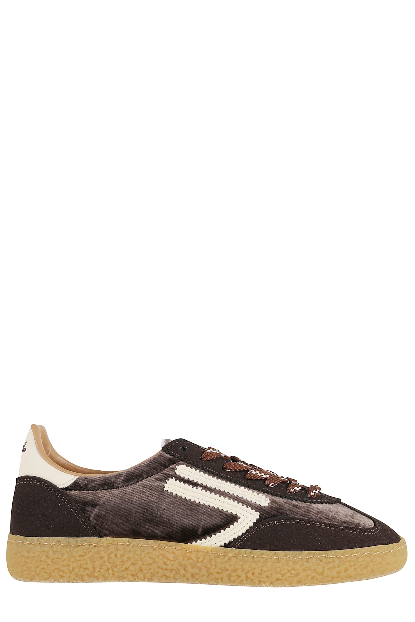 Puraai Stripe-detail Sneakers In Brown
