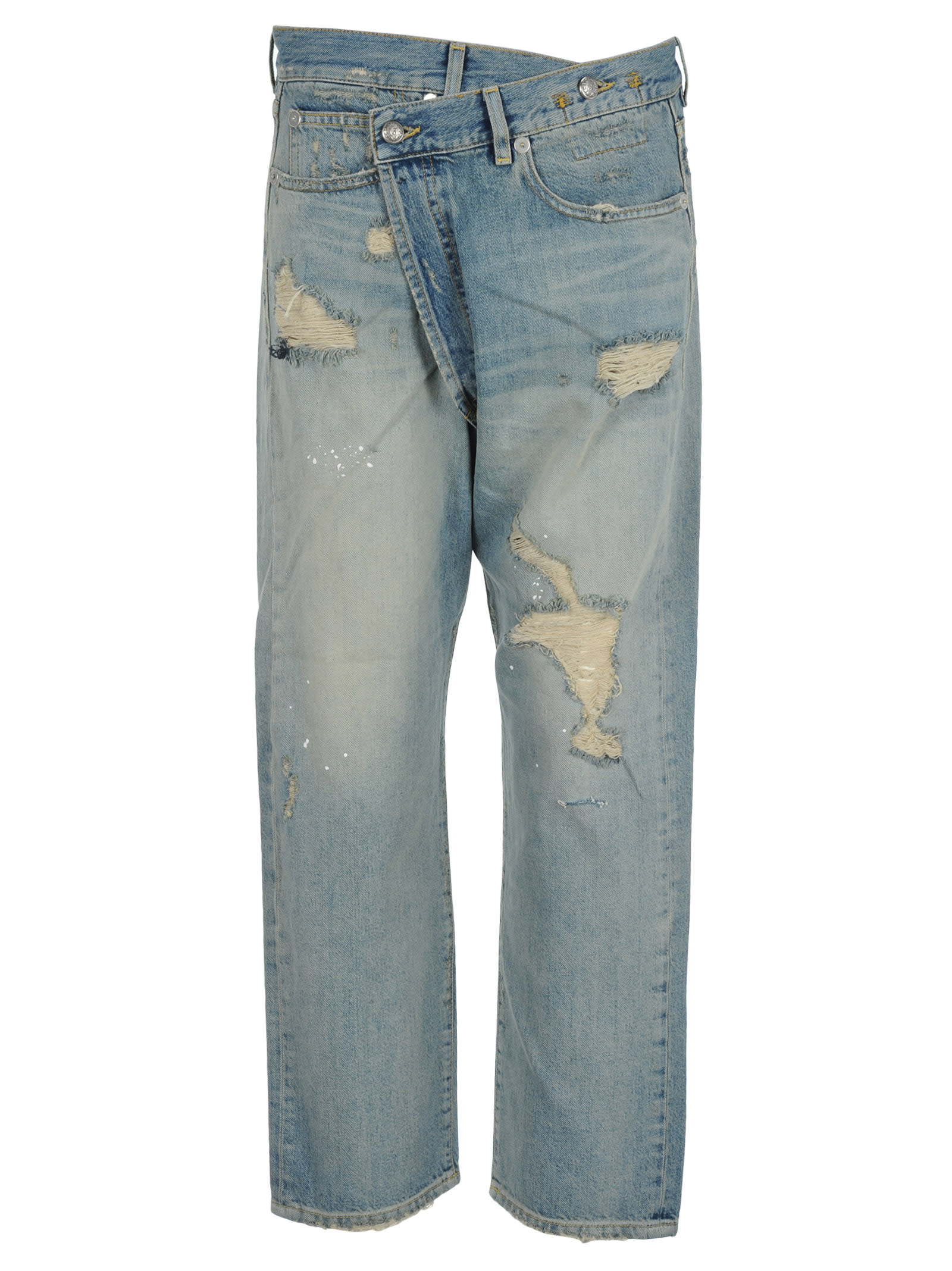 R13 R13 Crossover Jeans - LIGHT BLUE - 11001493 | italist