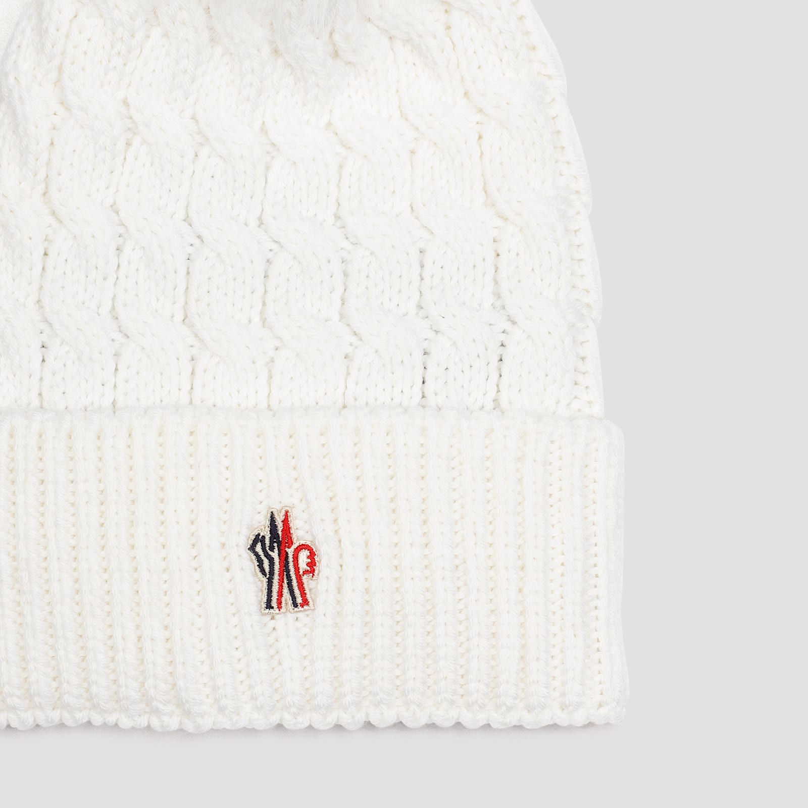 Shop Moncler Virgin Wool Hat In Multicolour