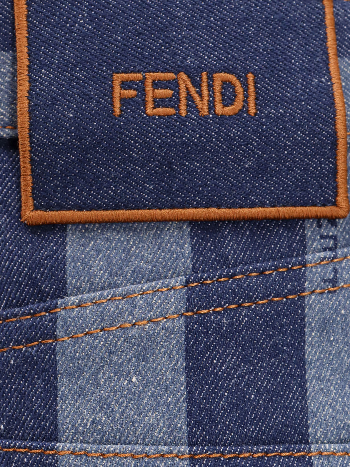 Shop Fendi Shorts In Blue