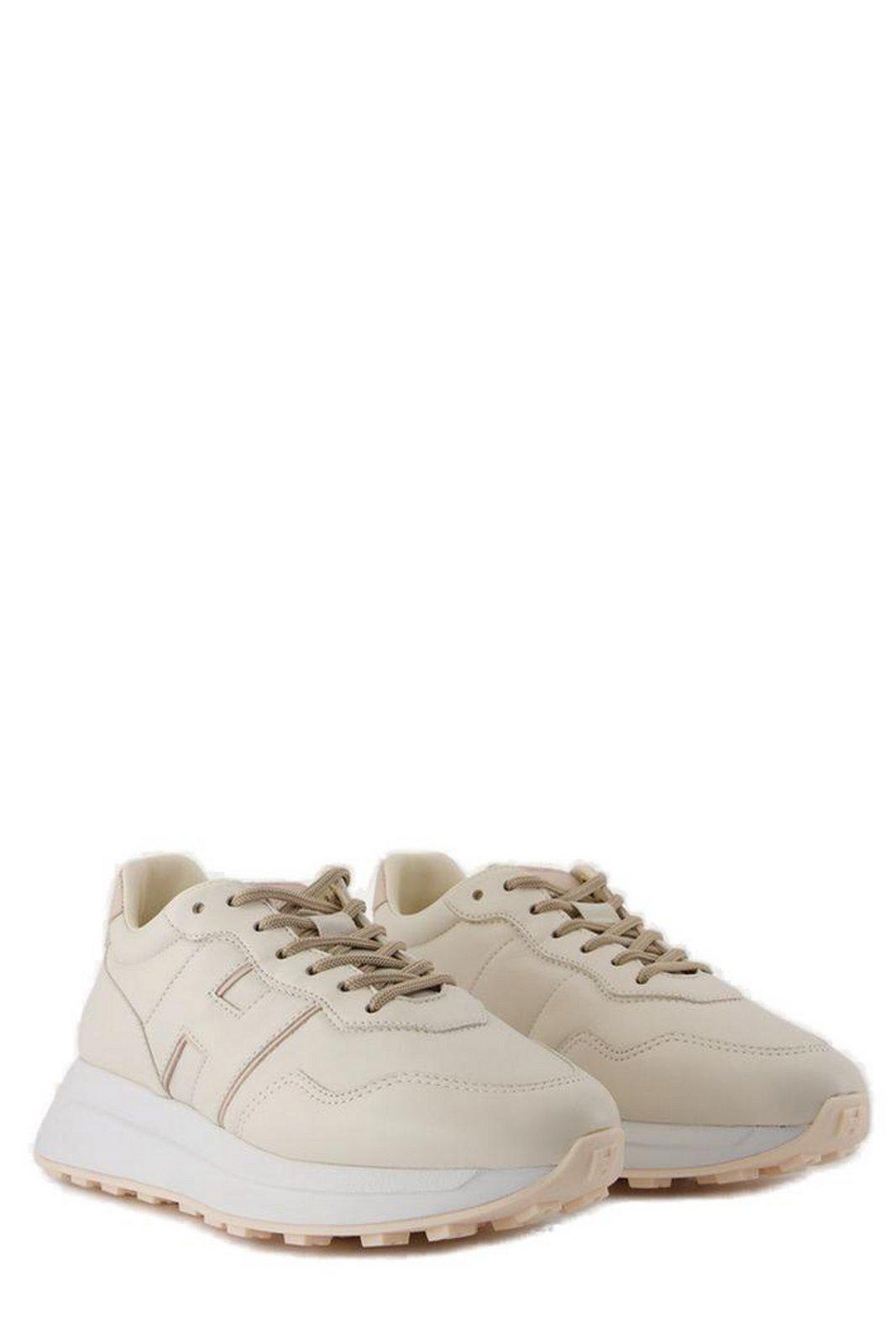 Hogan H641 Lace-up Sneakers In White