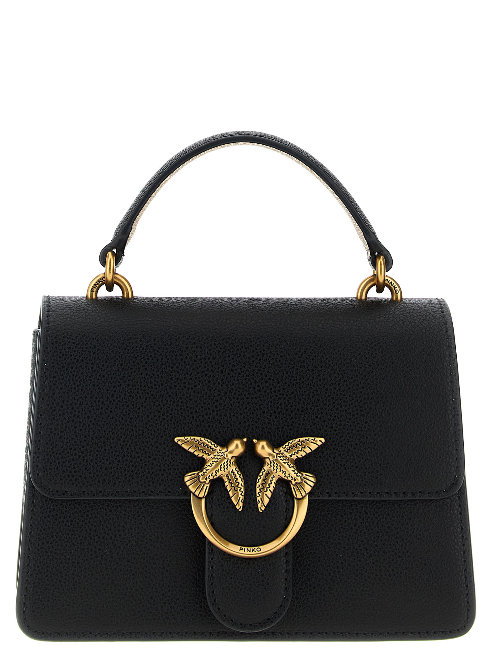 Pinko Mini Love Small Handbag In Black