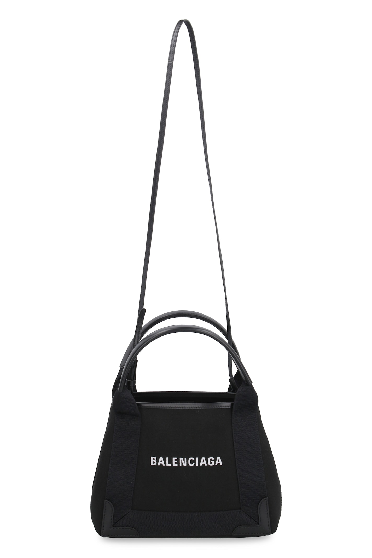 Shop Balenciaga Cabas Xs Canvas Tote Bag In Black