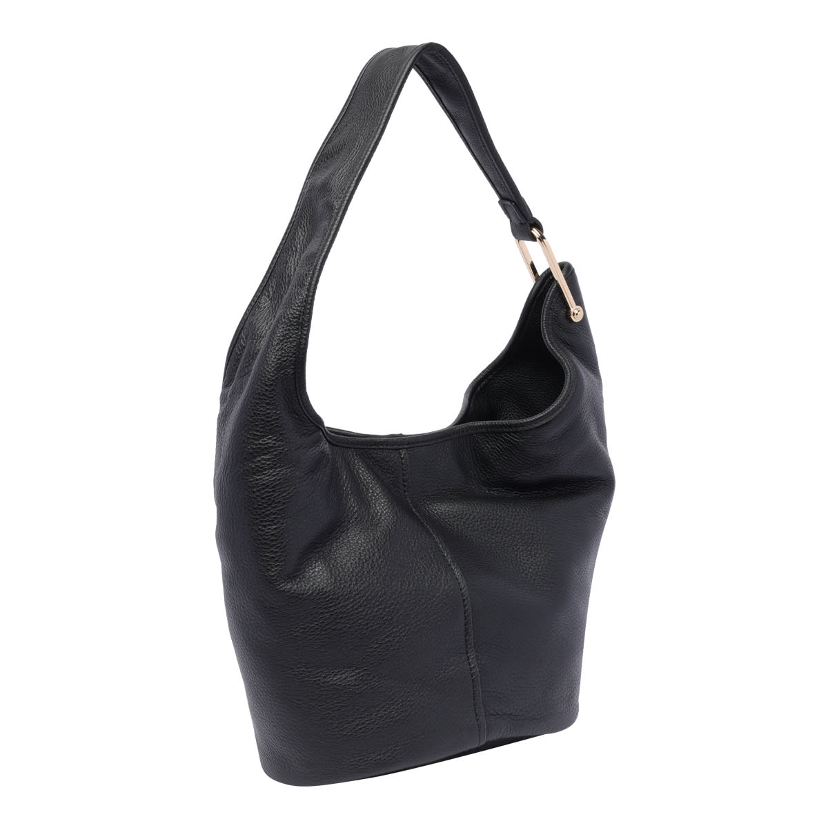 Shop Michael Michael Kors Medium Sonny Hobo Bag In Black