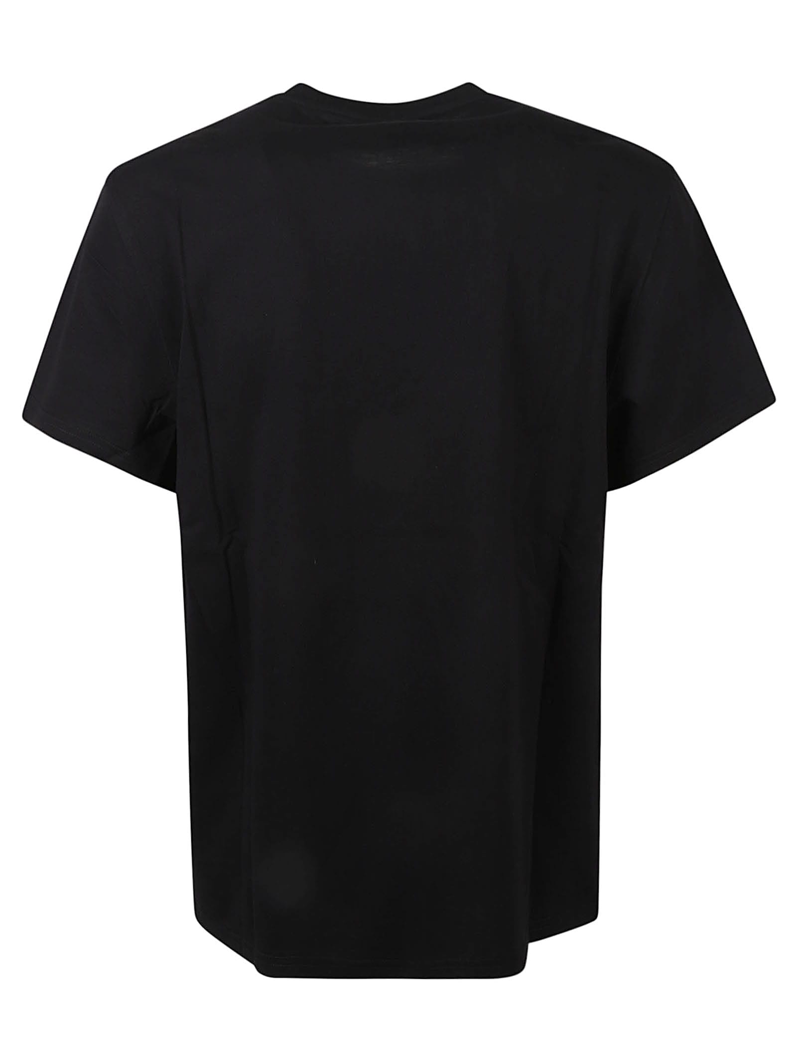 Shop Alexander Mcqueen Skull Logo T-shirt In Black/mix