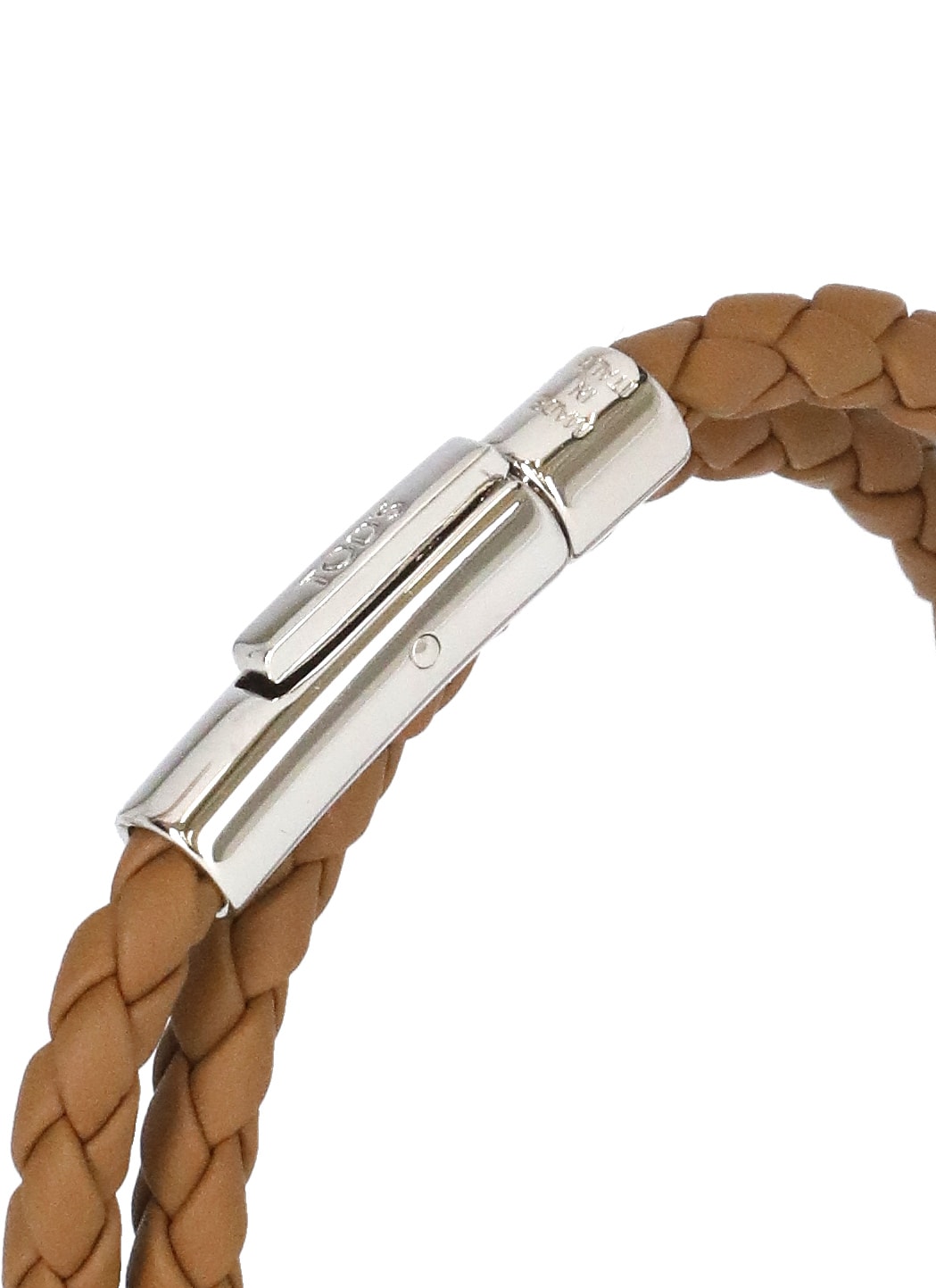 Shop Tod's Mycolors Leather Bracelet In Brown