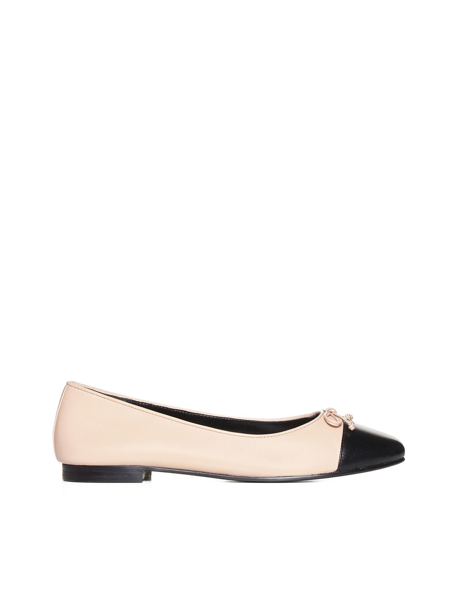 Tory Burch Flat Shoes In Rose Pink / Perfect Black