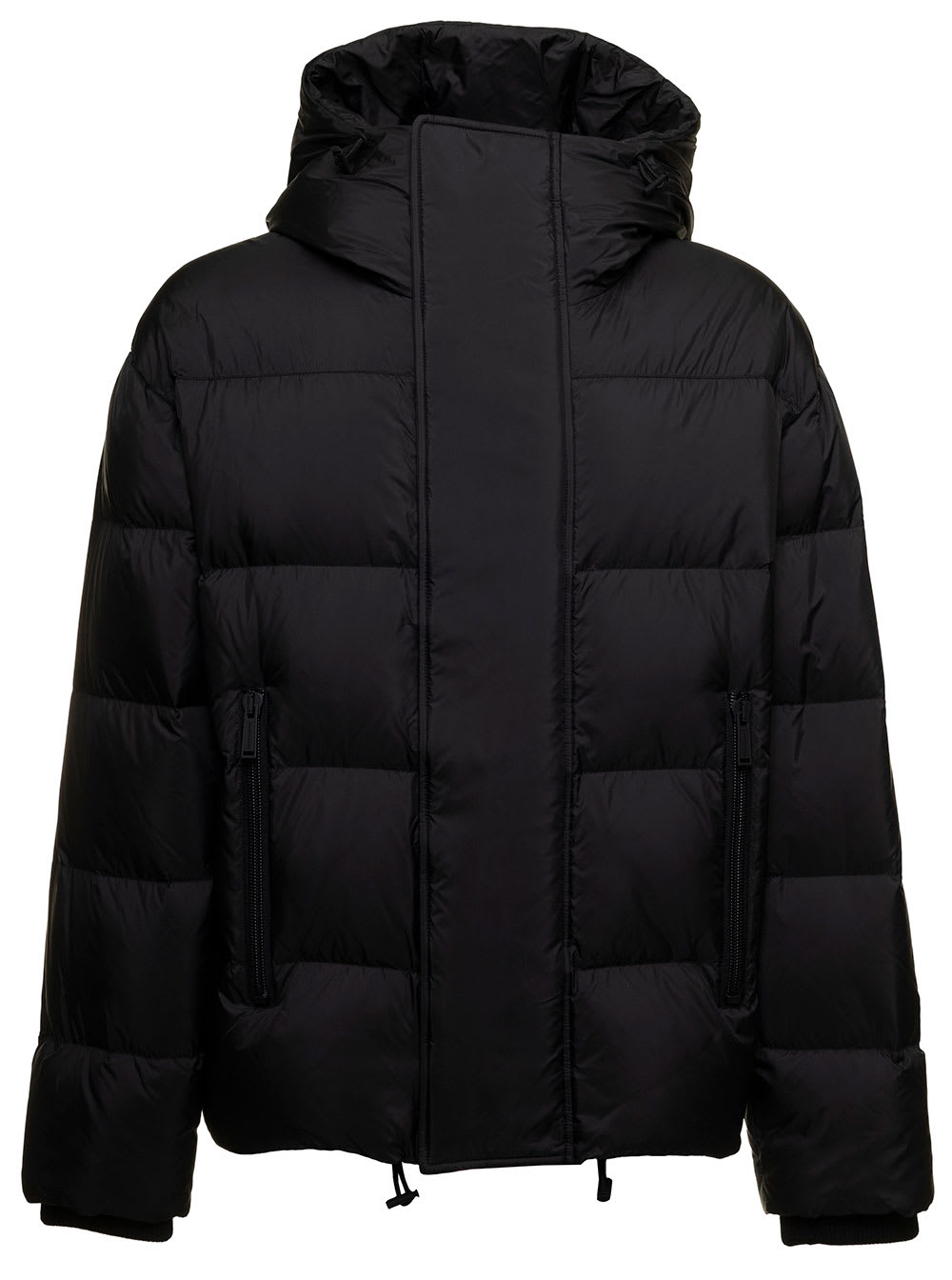 Dsquared2 D-squared2 Mans Black Quilted Nylon Down Jacket