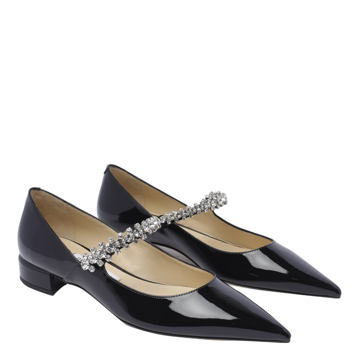 Shop Jimmy Choo Bing Pump Flat In Black