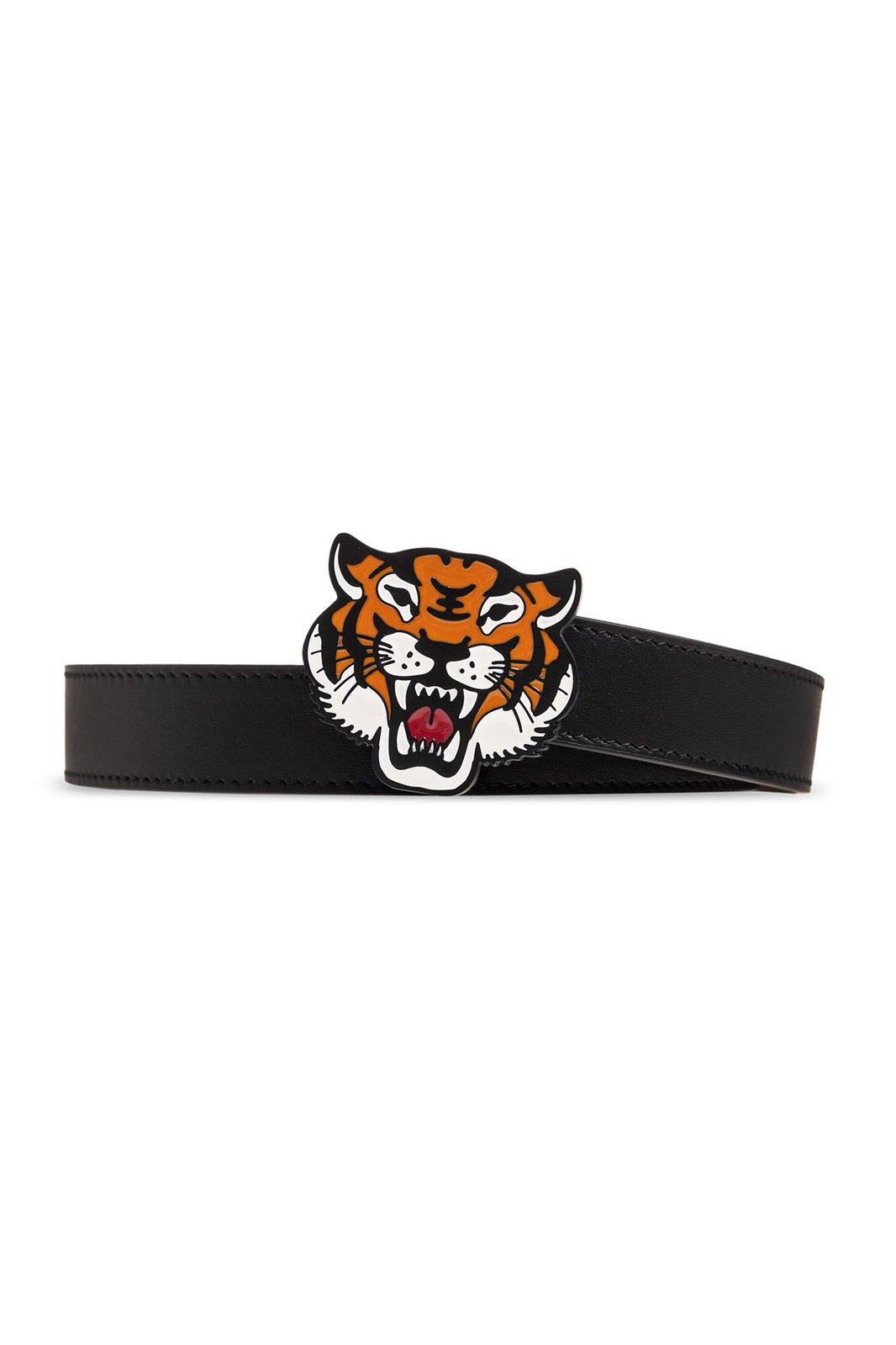 Tiger Buckle Reversible Belt