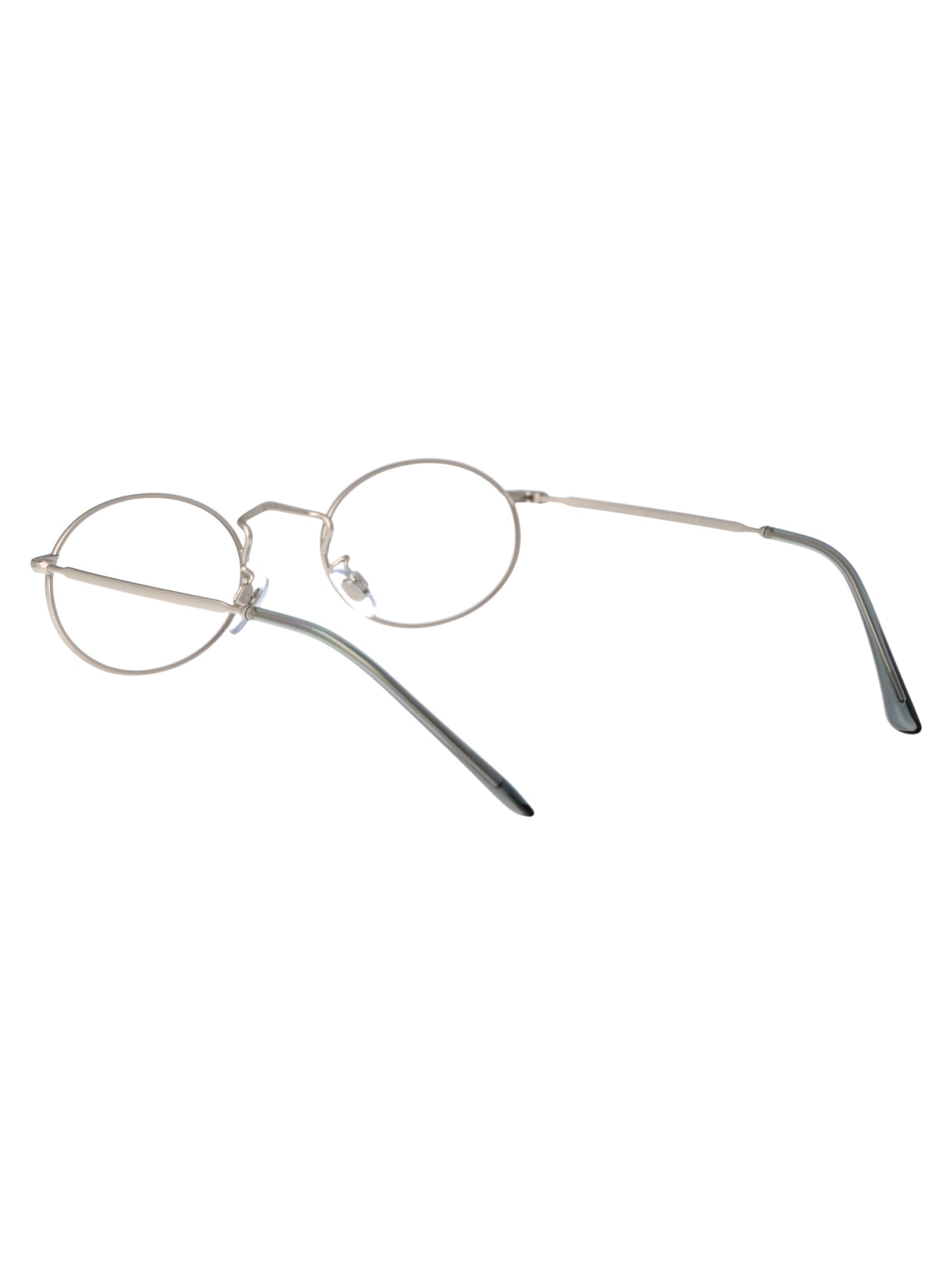 Shop Giorgio Armani 0ar 131vm Glasses In 3045 Matte Silver