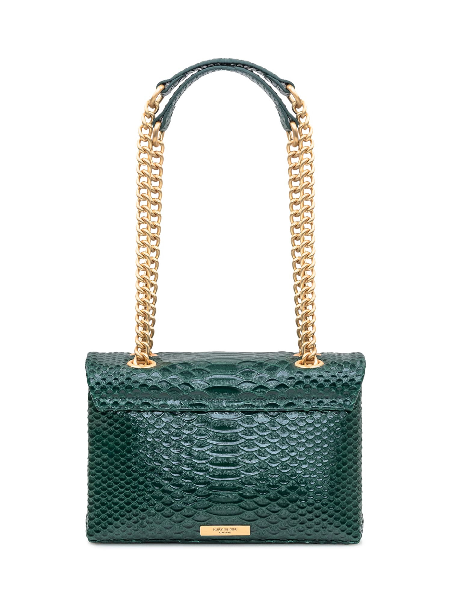 Shop Kurt Geiger Kensington Bag In Dark Green