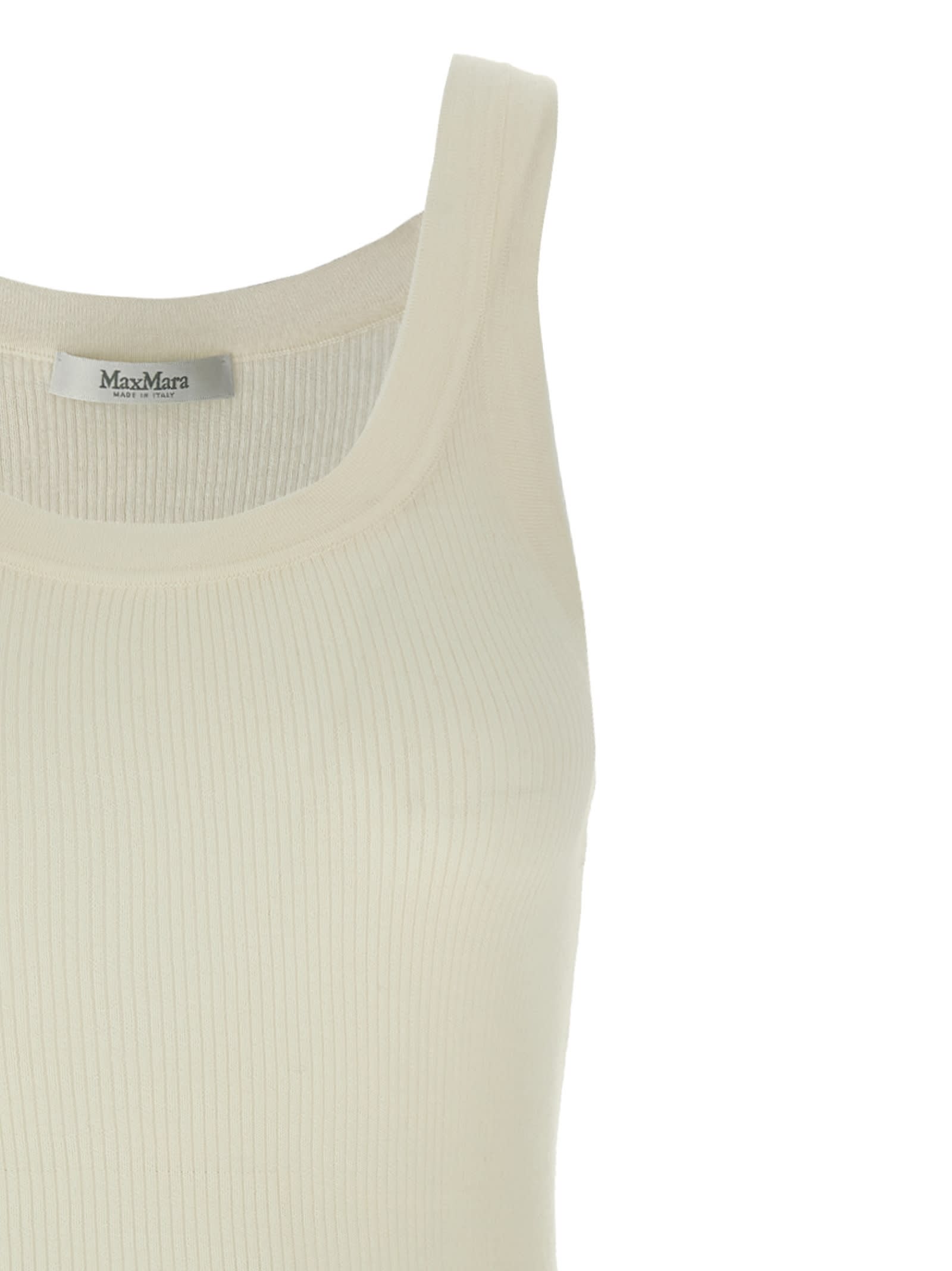 Max Mara White Eliadi Top In White