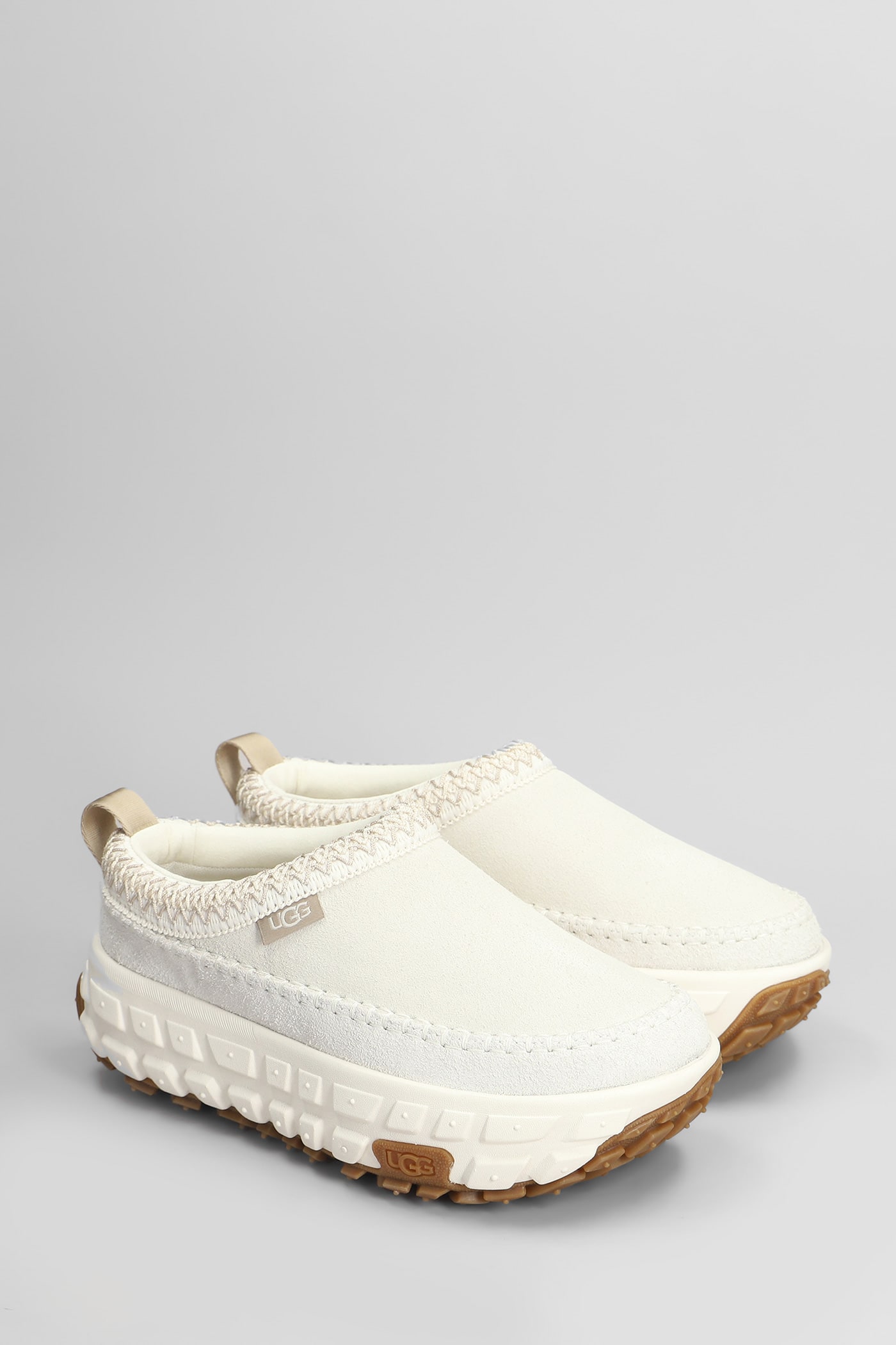 Ugg Venture Daze Slipper-mule In Grey Suede