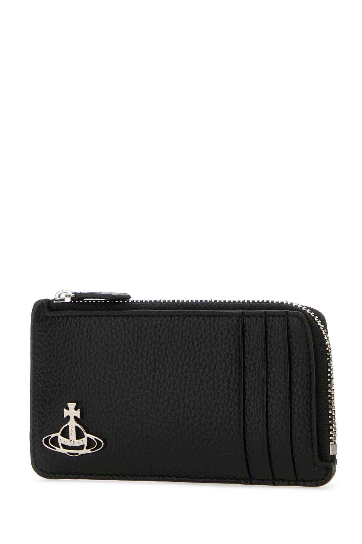 Vivienne Westwood Black Synthetic Leather Card Holder