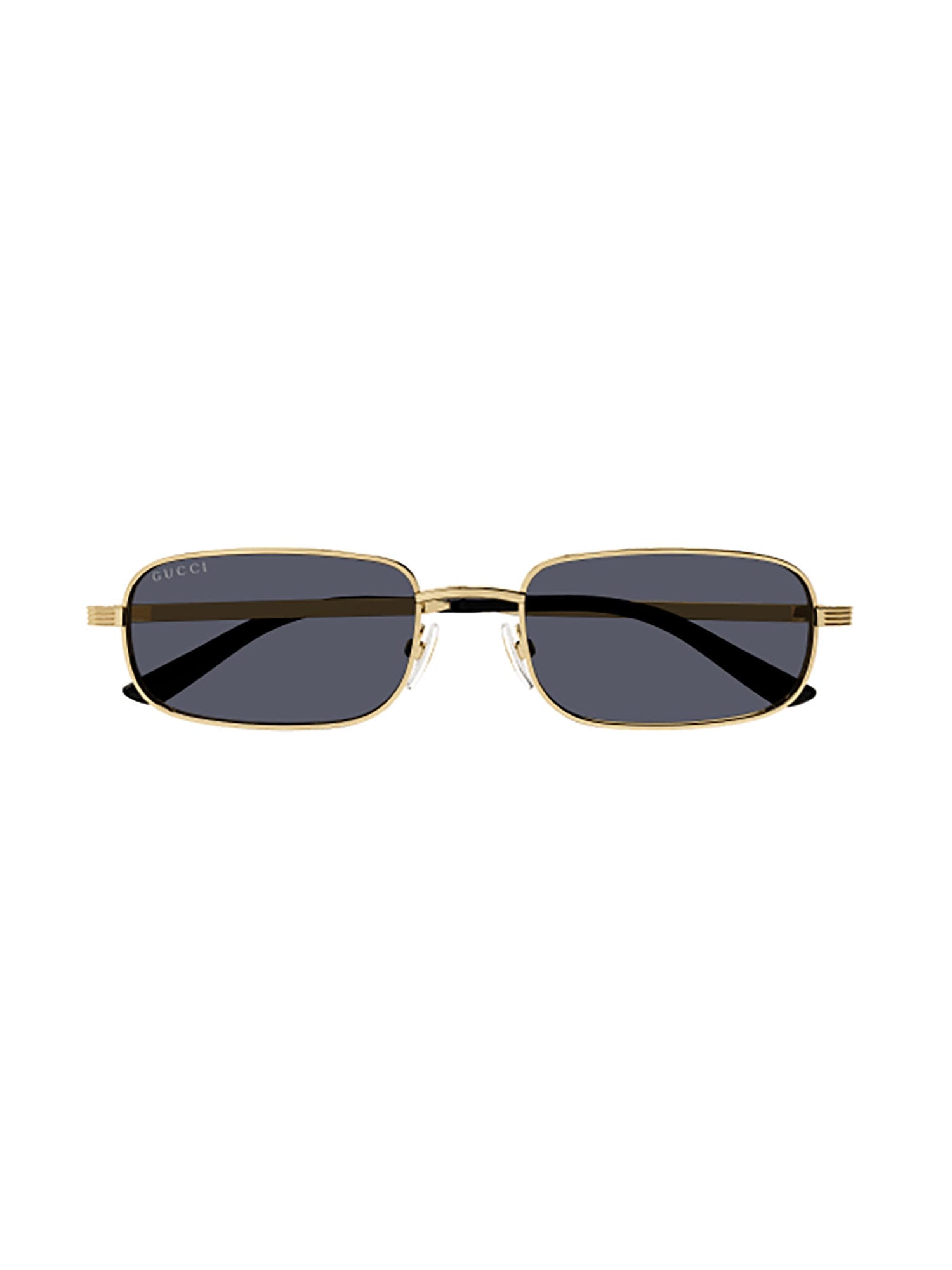 Shop Gucci Gg1457s Sunglasses In 001 Gold Gold Grey