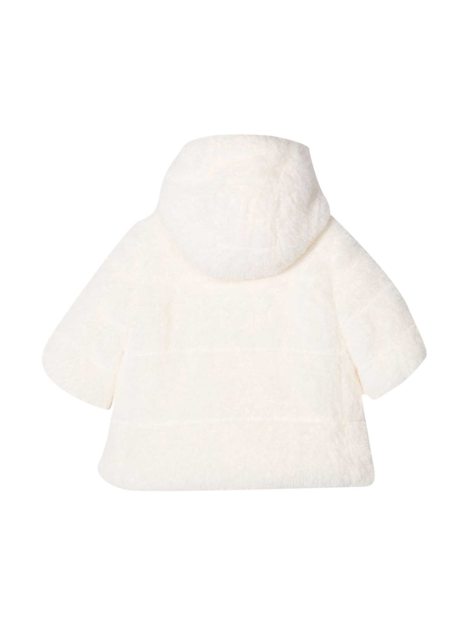 baby white coat