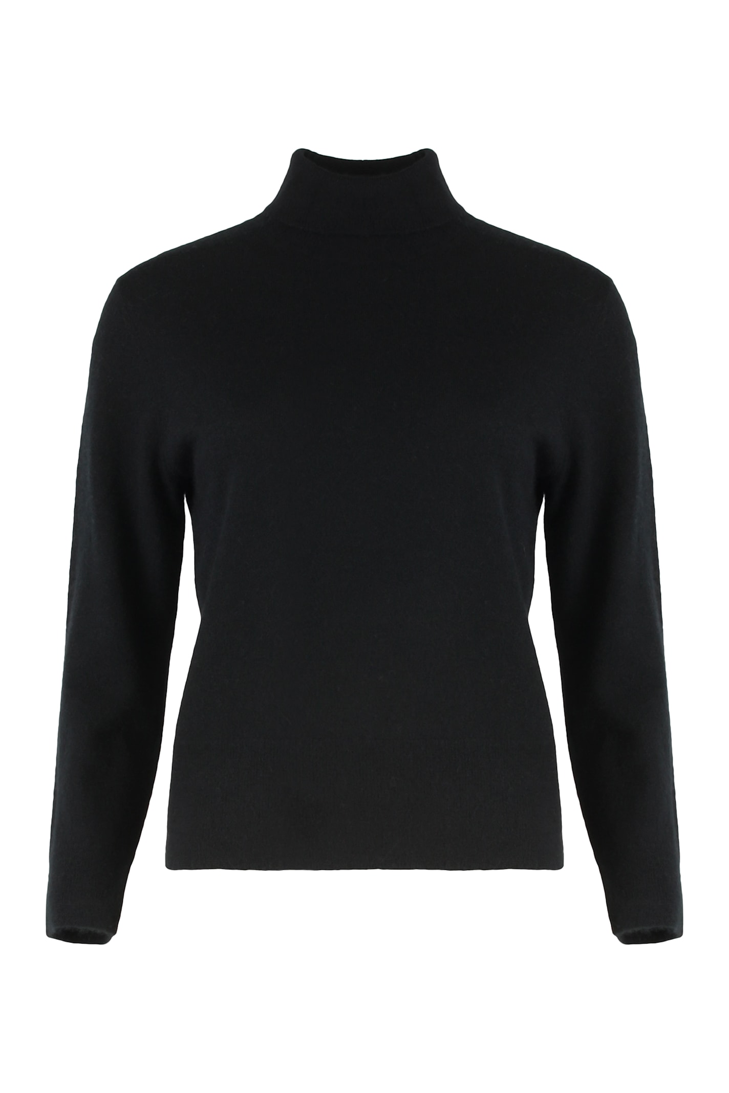 Vince Sweater With High Collar In Cashmere And Silk In Black