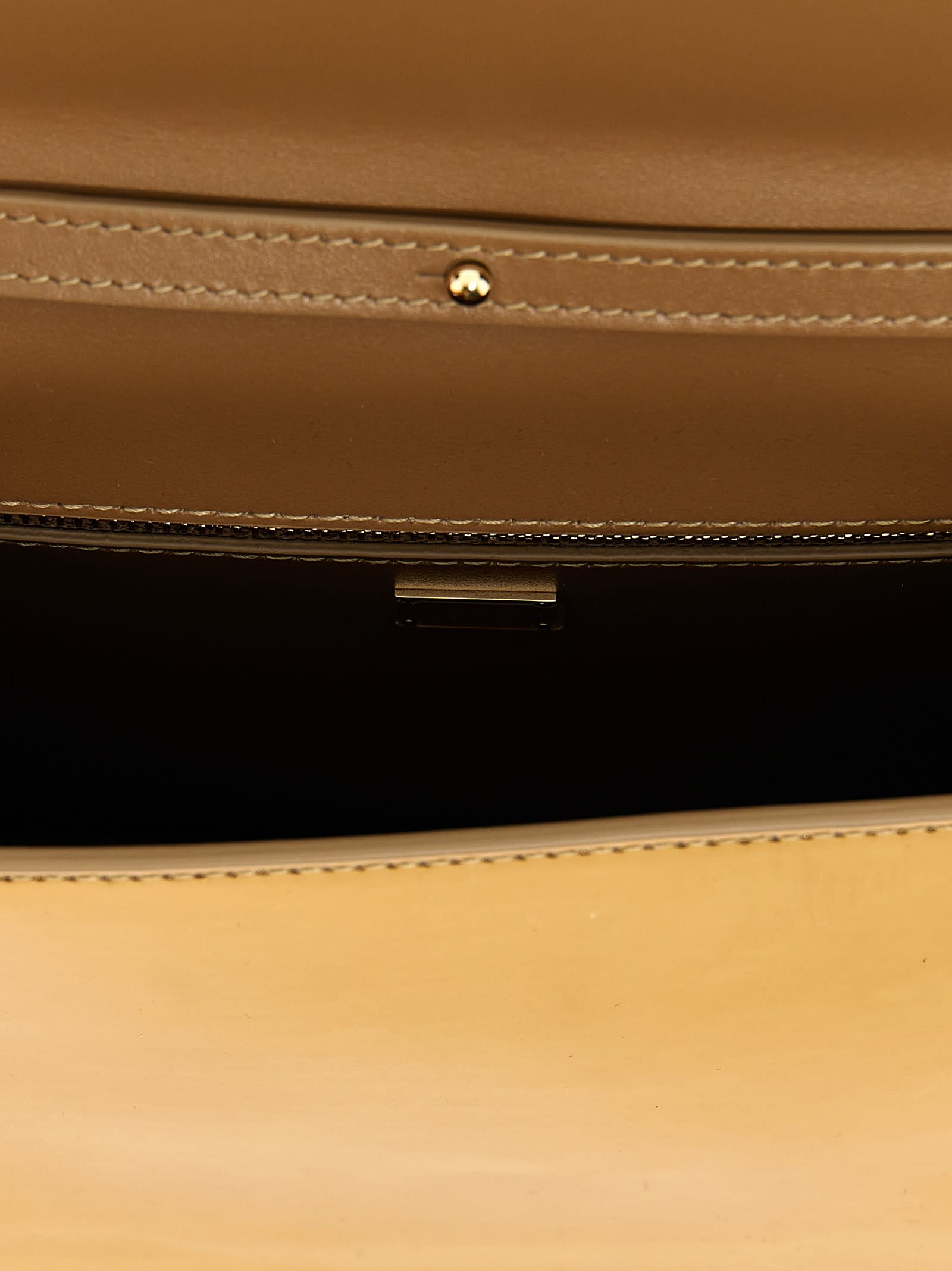Dolce & Gabbana Dg Logo Crossbody Bag In Light Gold
