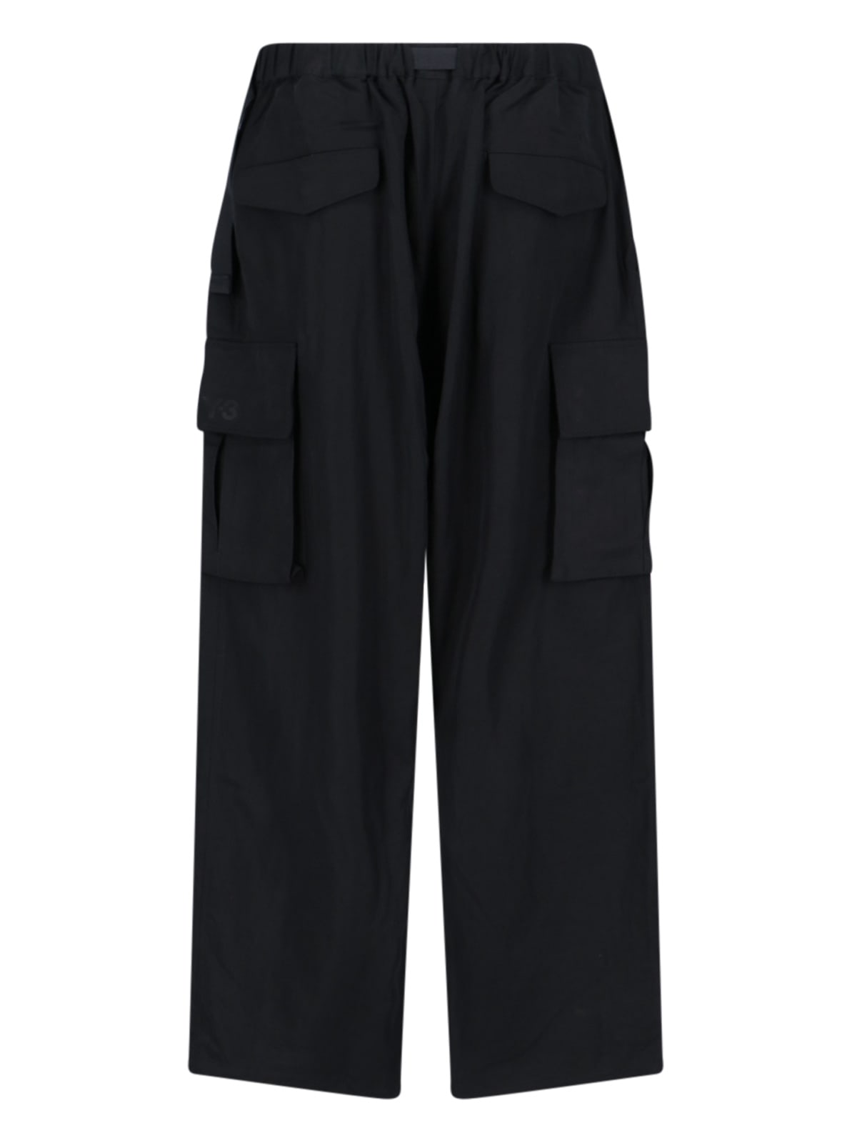 Shop Y-3 Pn Cargo Pants In Black