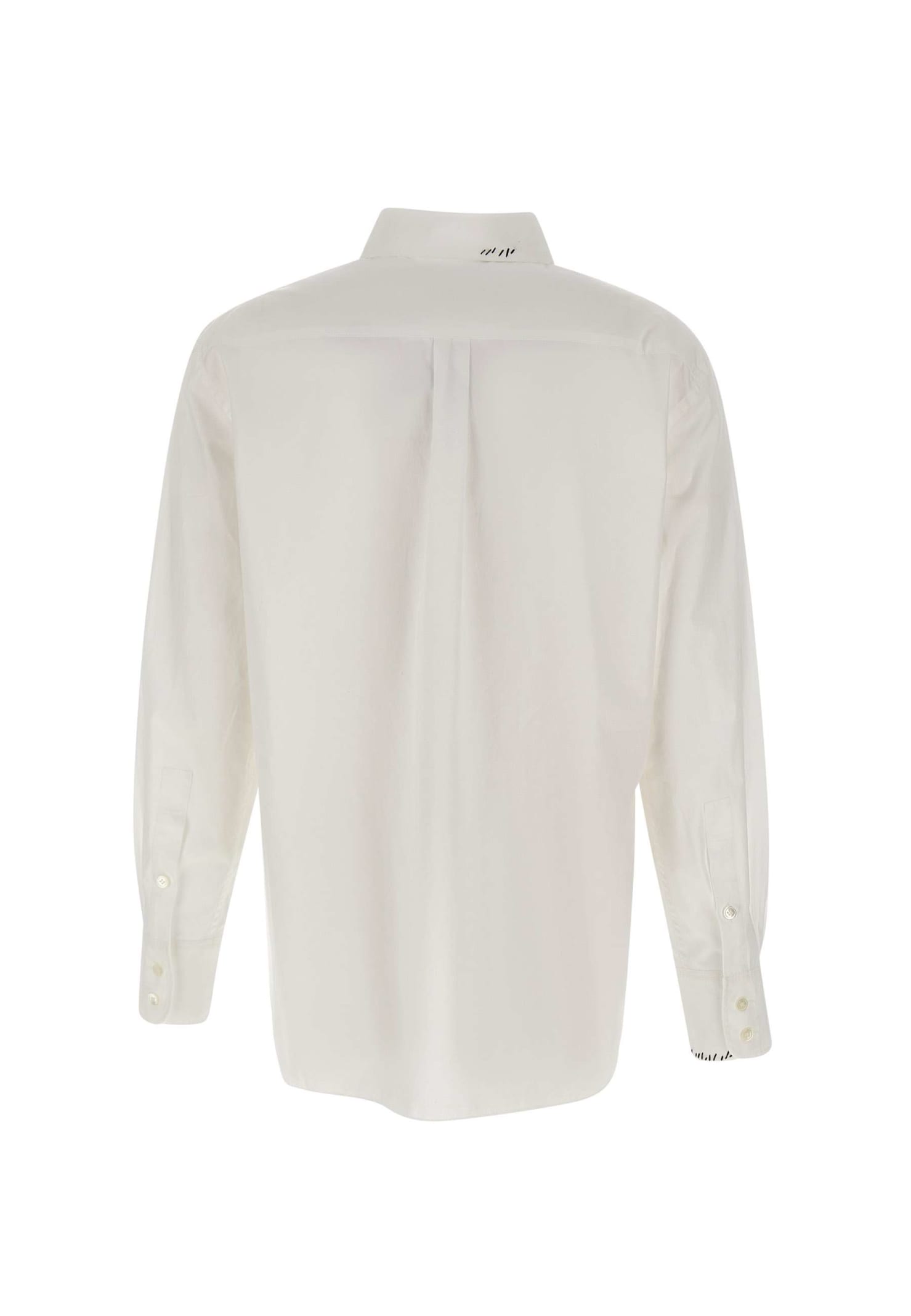 Shop Marni Organic Cotton Shirt In White